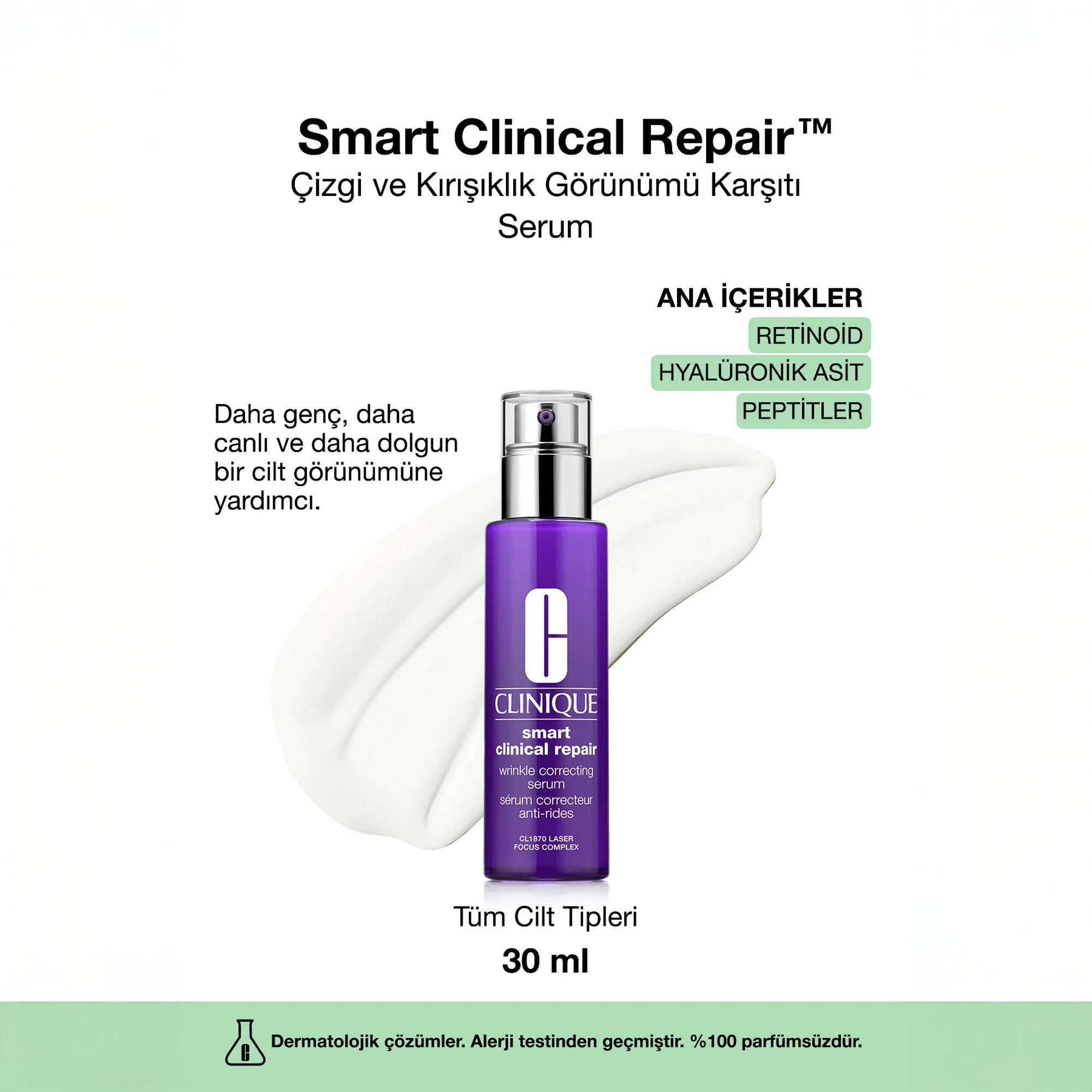 Clinique Smart Clinical Repair Kırışıklık Görünümü Karşıtı Serum