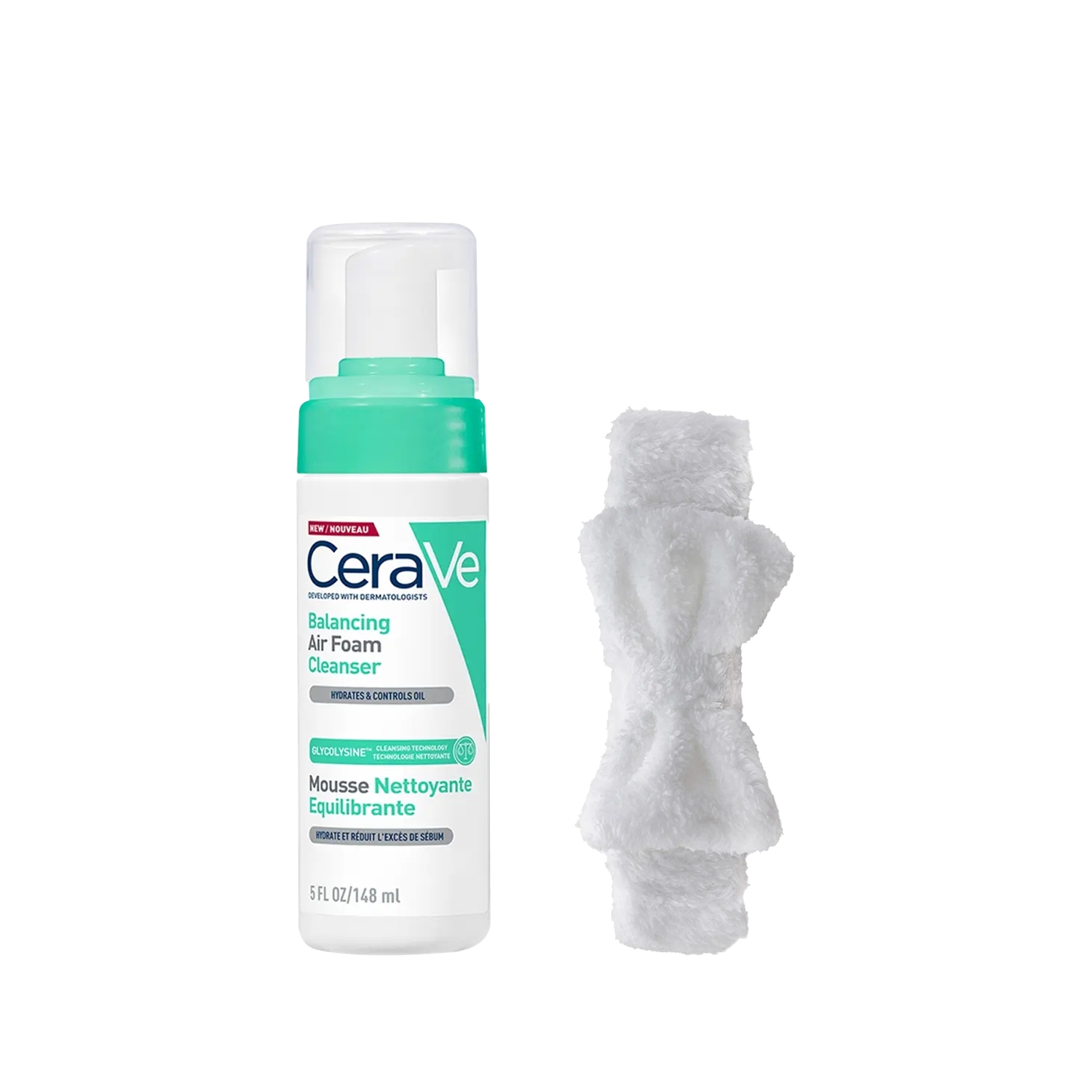 CeraVe Temizleyici Köpük ve Havlu Saç Bandı
