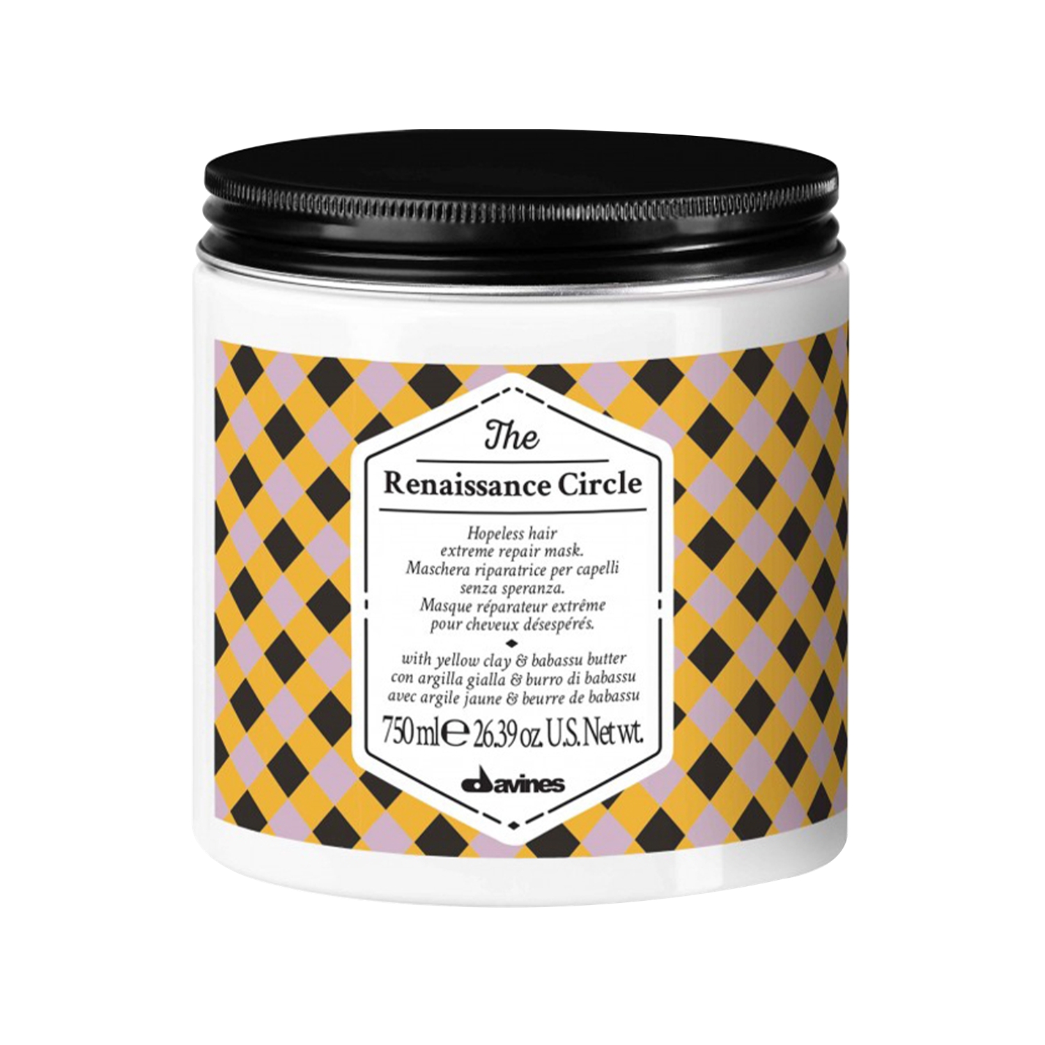 Davines The Renaissance Circle Yıpranmış Saçlar için Onarıcı Bakım Maskesi 750 ml