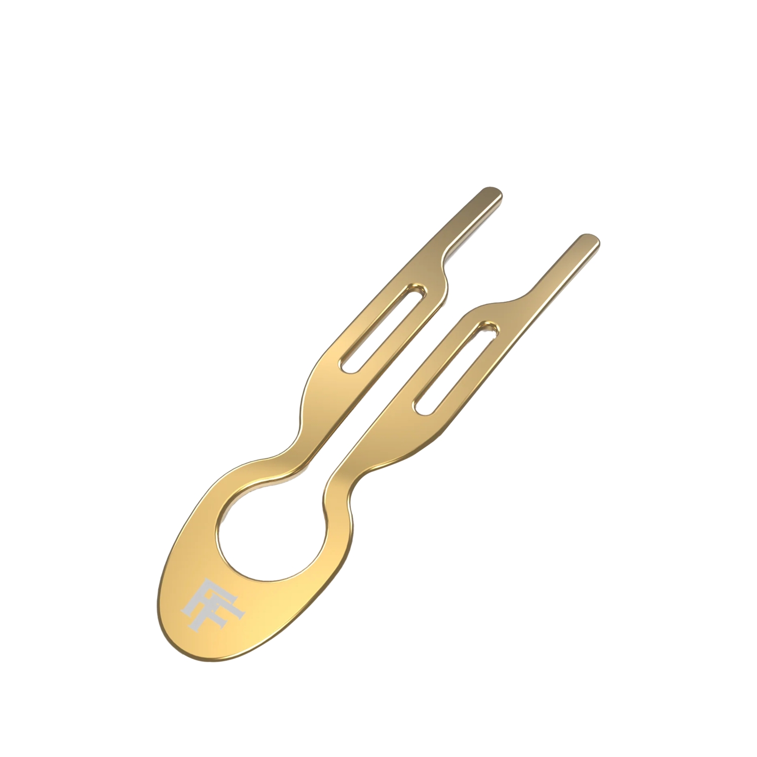 Fiona Franchimon Nº1 HAIRPIN Çelik Saç Tokası Yellow Gold Finish 1 Adet