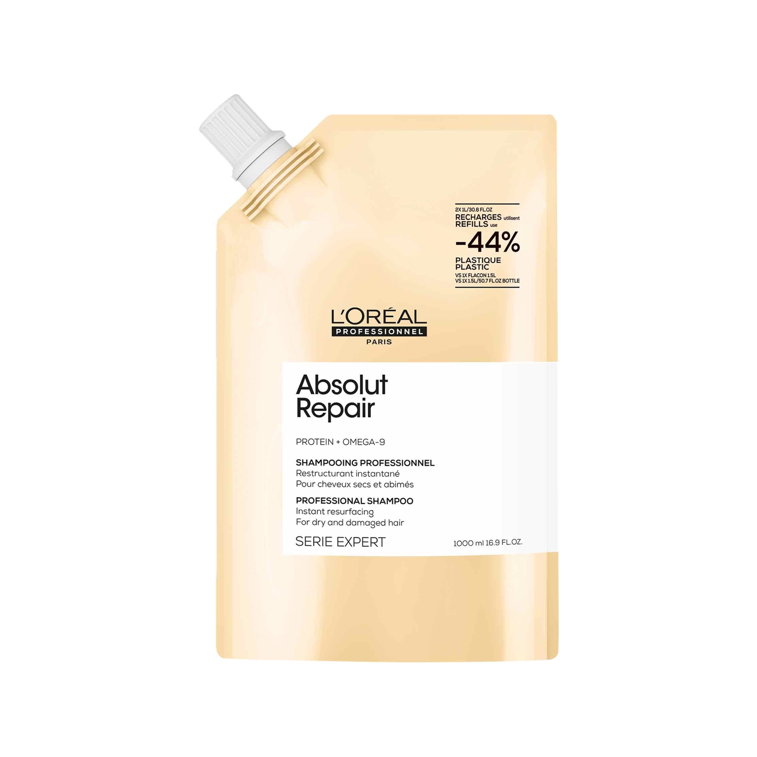 Loreal Professionnel Paris Serie Expert Absolut Repair Yıpranmış Saçlar için Onarıcı Şampuan Refill 1000 ml