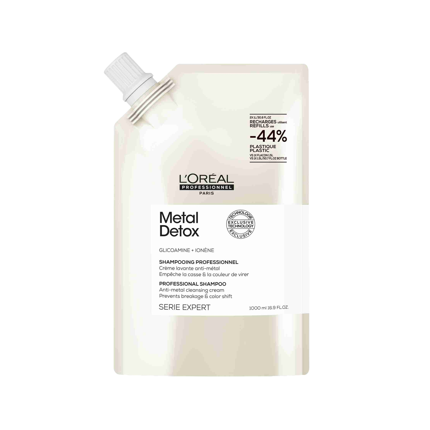Loreal Professionnel Paris Serie Expert Metal Detox Renkli ve Açıcı ile İşlem Görmüş Saçlar İçin Metal Karşıtı Arındırıcı Şampuan Refill 1000 ml
