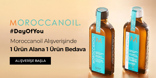 Moroccanoil Alışverişlerinde 1 Ürün Alana 1 Ürün Bedava!