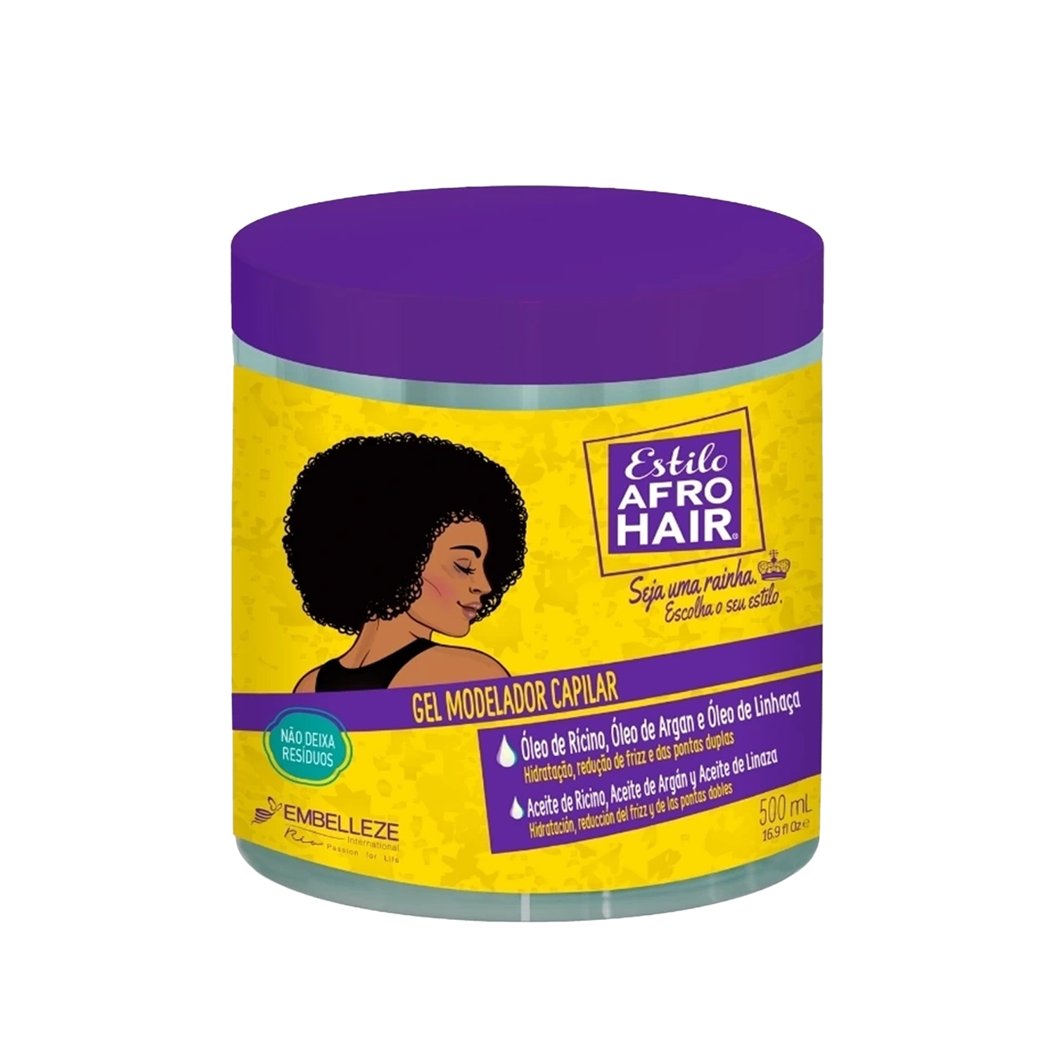 Novex Afro Hair Afro Kıvırcık Saçlar İçin Bukle Belirginleştirici ve Sabitleyici Jel 500 ml