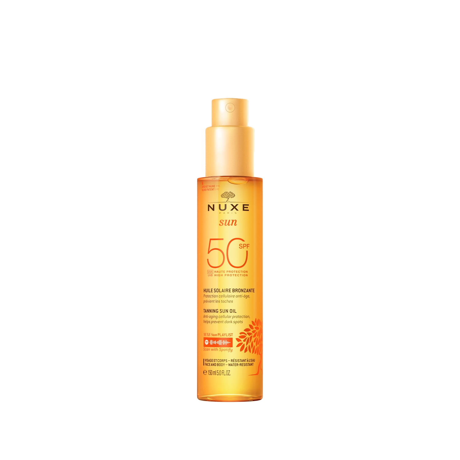 Nuxe Sun Bronzlaştırıcı Yüz ve Vücut Yağı Spf50 150 ml
