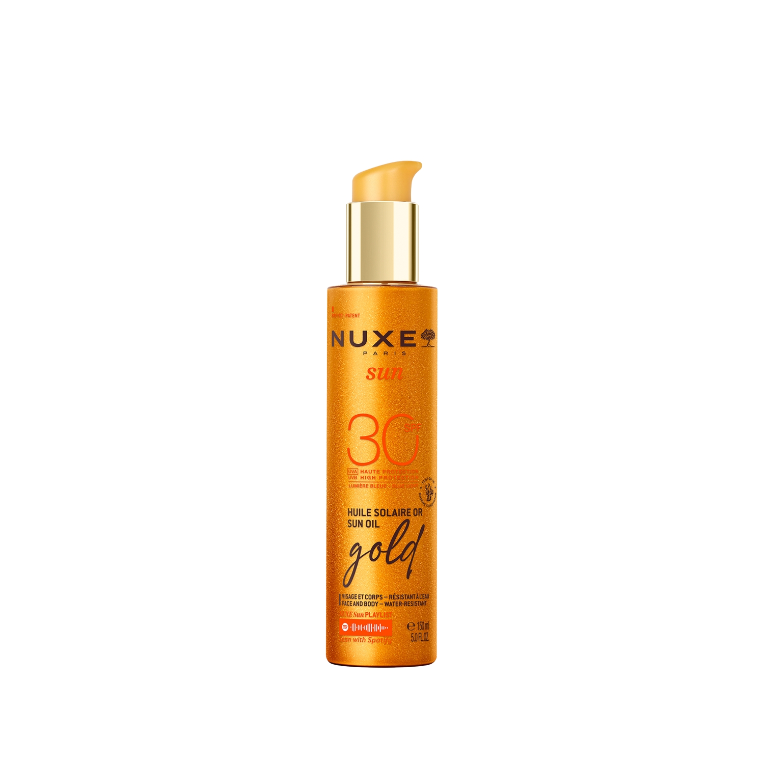 Nuxe Sun Gold Altın Işıltılı Yüz ve Vücut Yağı Spf30 150 ml