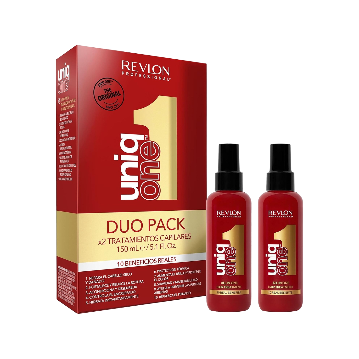 Revlon Uniqone Hair Treatment Saç Bakım Spreyi 2x150 ml