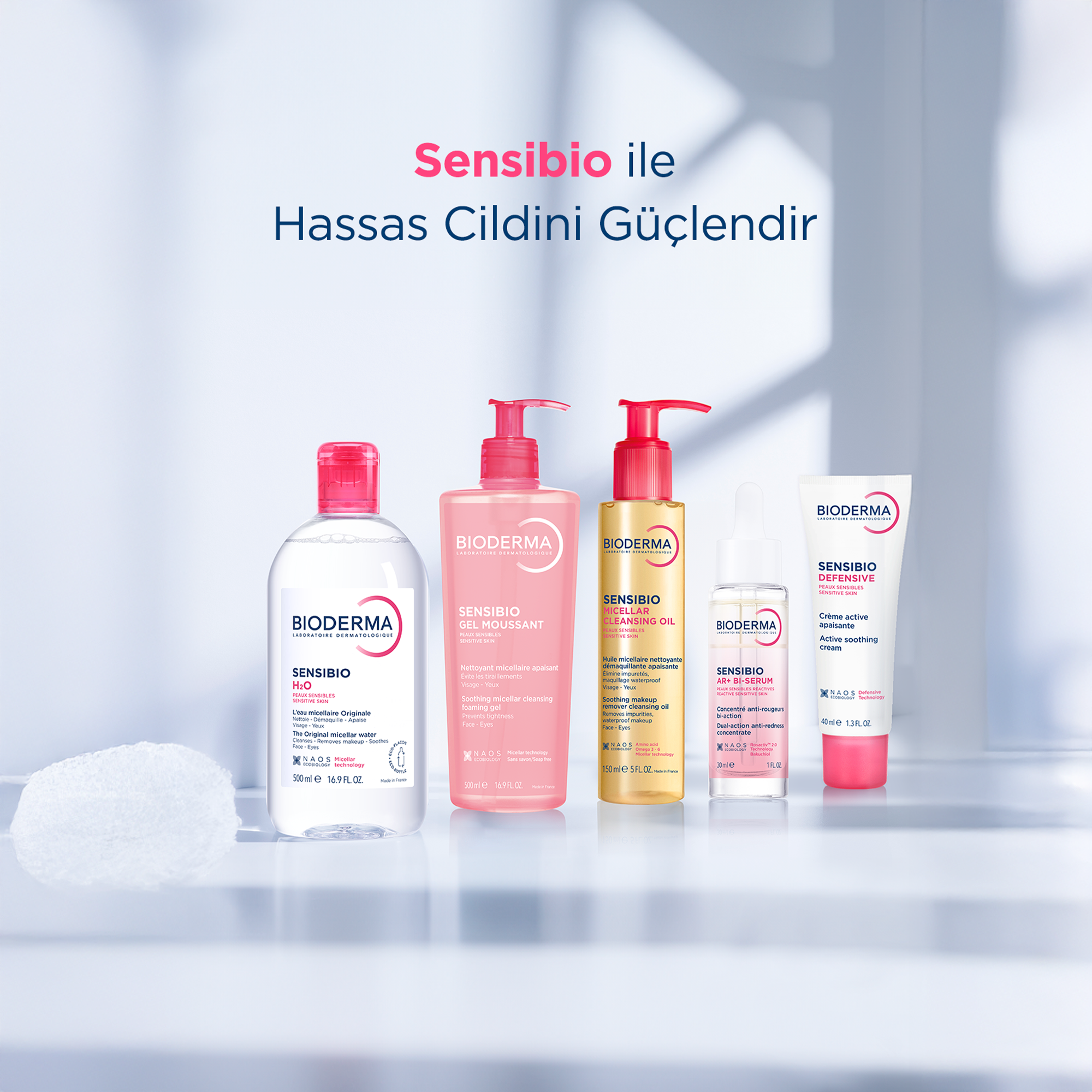 Bioderma Sensibio DS+ Pullanma Karşıtı Nemlendirici Krem 40 ml – Cildi derinlemesine nemlendirerek cilt bariyerini güçlendiren, tahrişe karşı koruma sağlayan bakım kremi.
