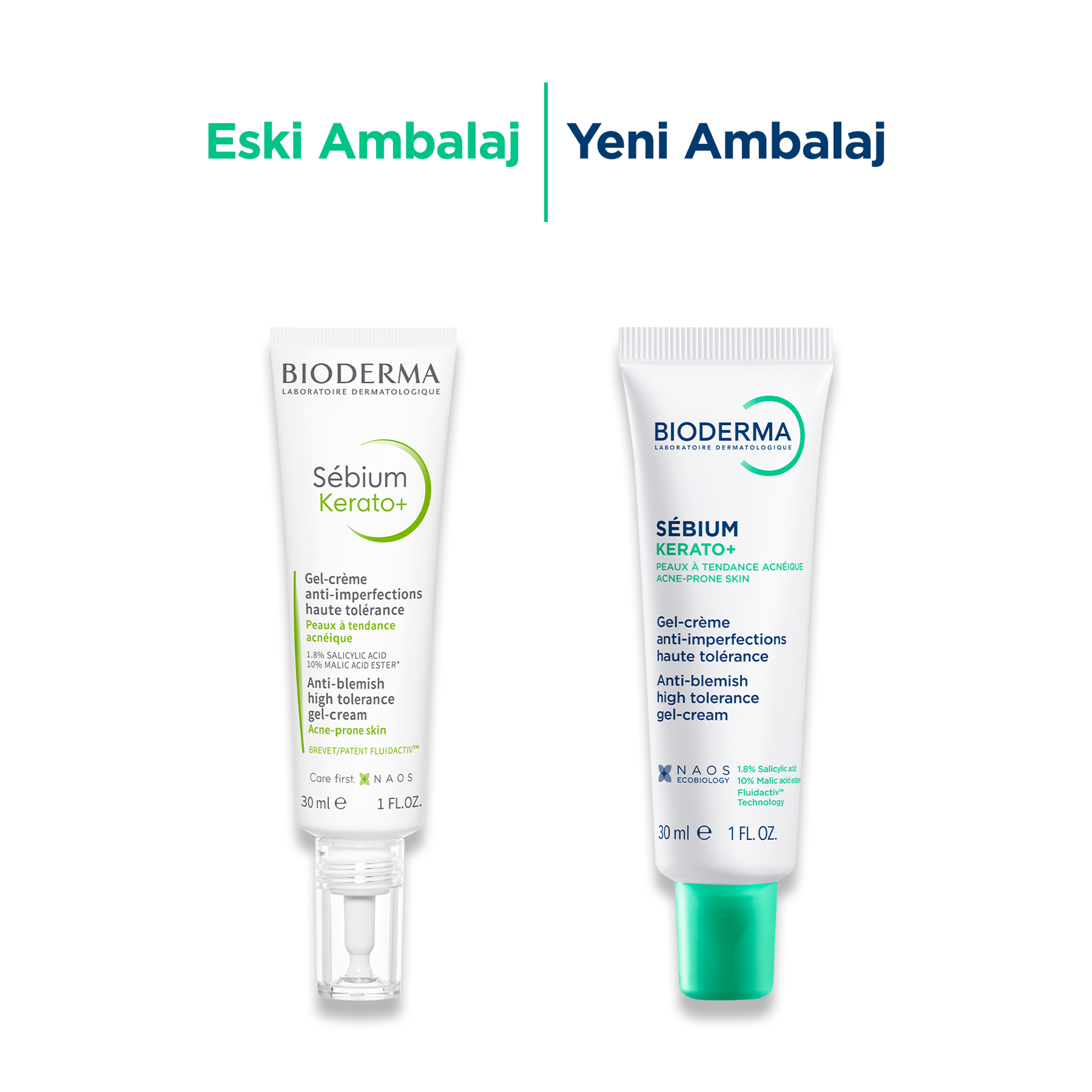 Bioderma Sebium Kerato+ Nemlendirici Jel Krem 30 ml