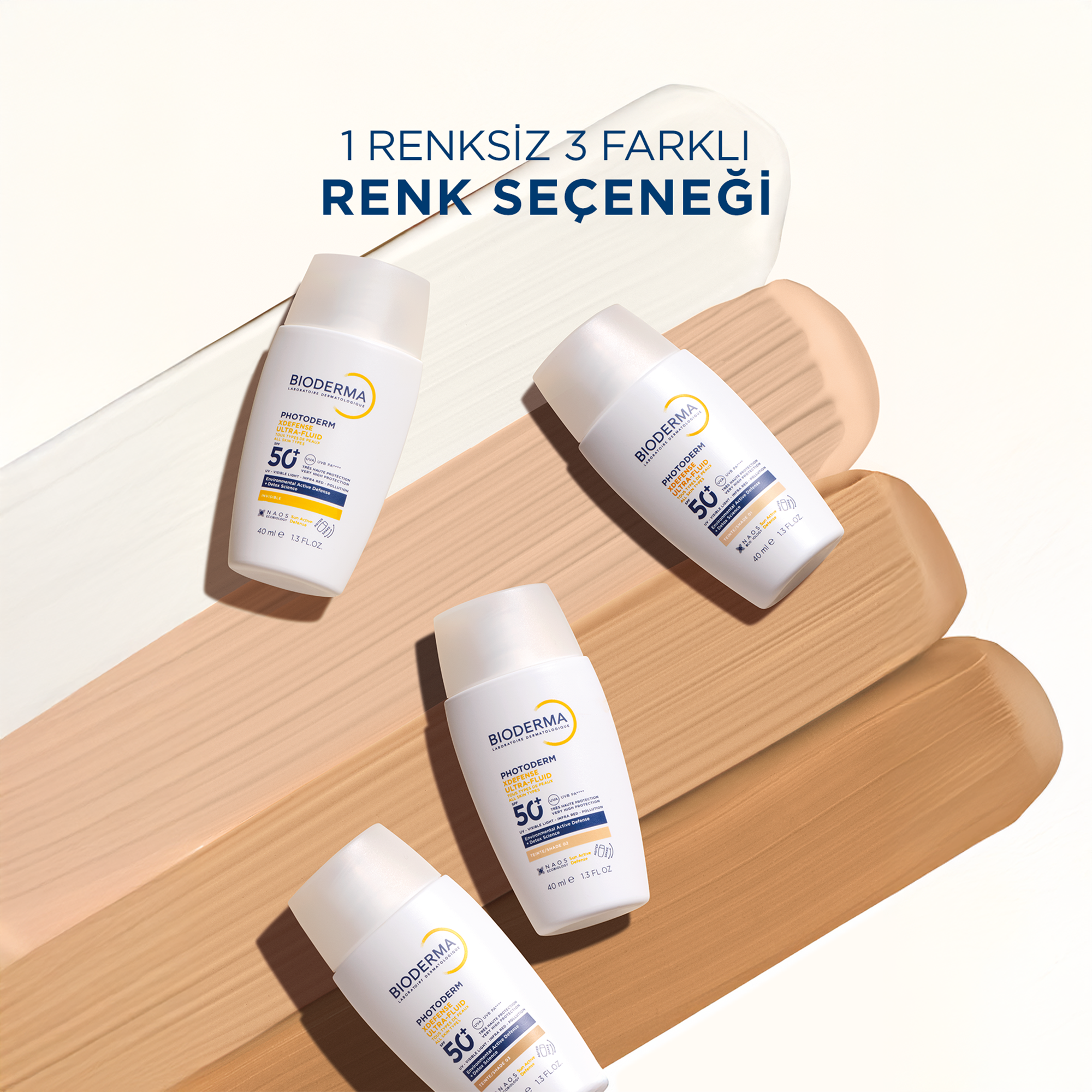 Bioderma Photoderm XDefense Spf50+ Tüm Cilt Tipleri Antioksidan Etkili Renkli Güneş Kremi Golden 40 ml - Cilt için yüksek koruma ve doğal renk sunan güneş kremi.