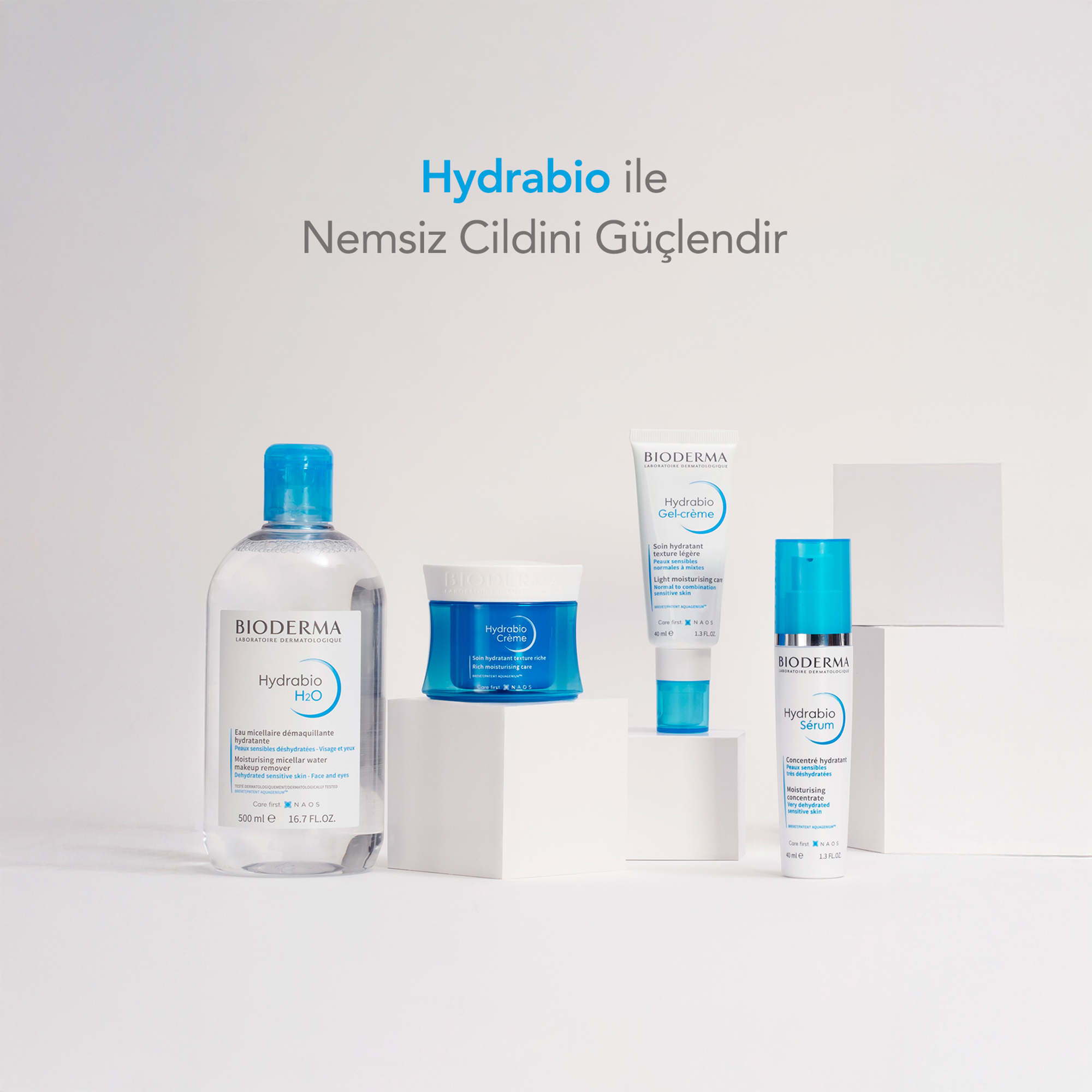 Bioderma Hydrabio Gel Nemlendirici Krem 40 ml – Nem kaybını önleyip cildi besleyerek nem dengesini sağlayan, 40 ml'lik Bioderma Hydrabio nemlendirici krem.