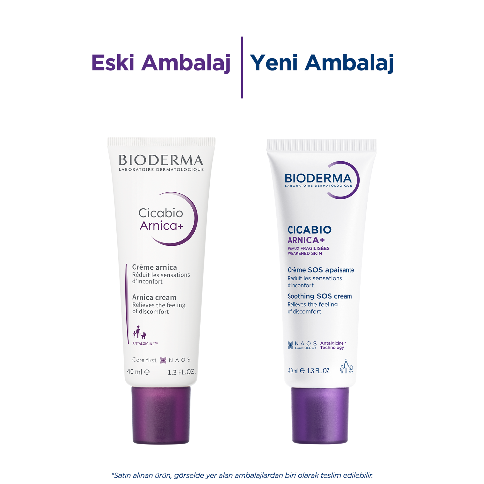 Bioderma Cicabio Arnica+ Onarıcı Krem 40 ml – Cildi yatıştırıp onararak morluk ve şişlikleri azaltmaya yardımcı olan, 40 ml'lik Bioderma Cicabio Arnica+ onarıcı krem.