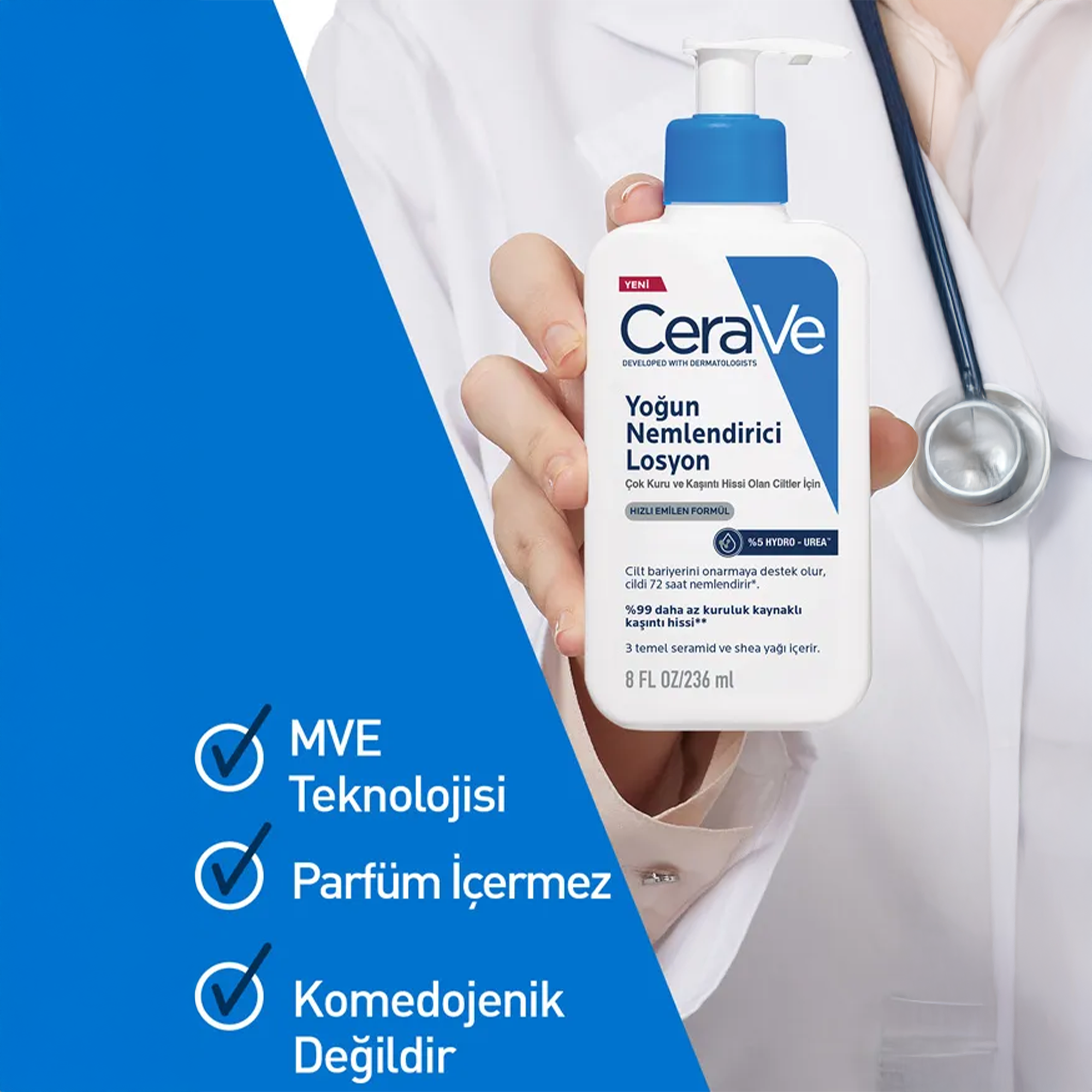 CeraVe Yoğun Nemlendirici Losyon 236 ml | Sachane