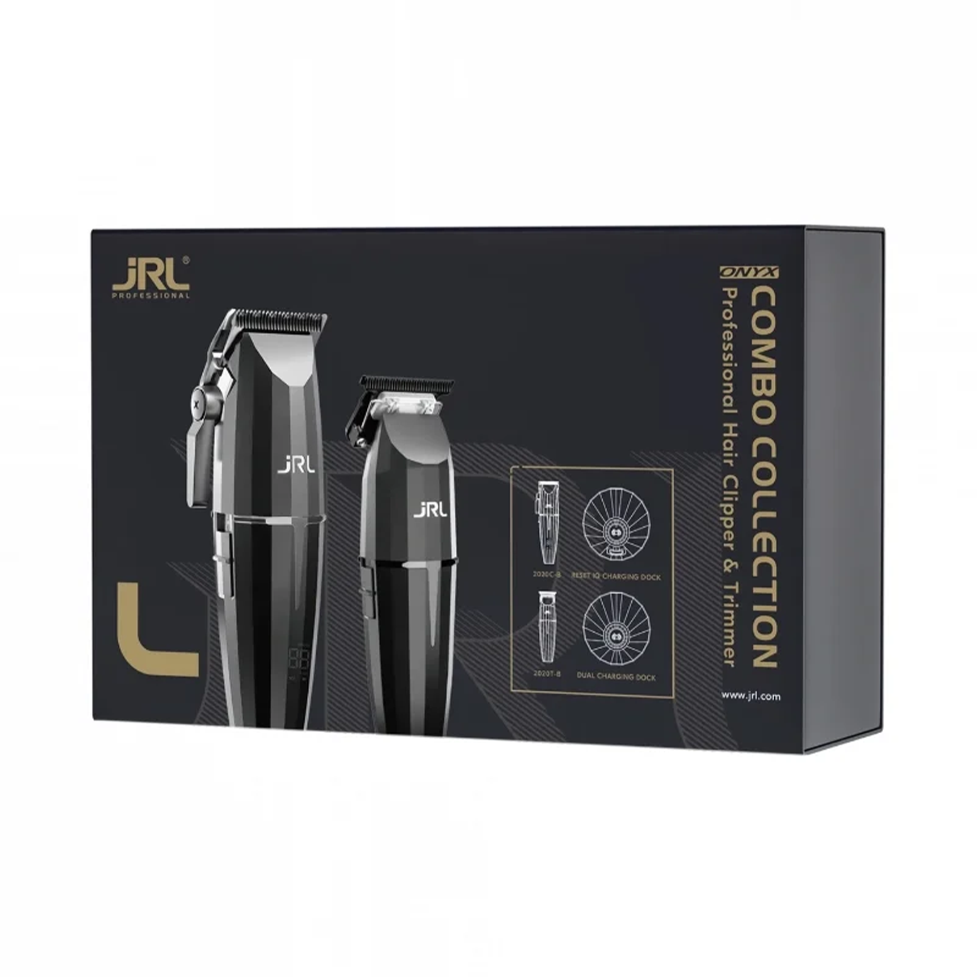 JRL PROFESSIONAL Onyx Saç Kesim ve Çizim Makinesi Set Siyah | Sachane