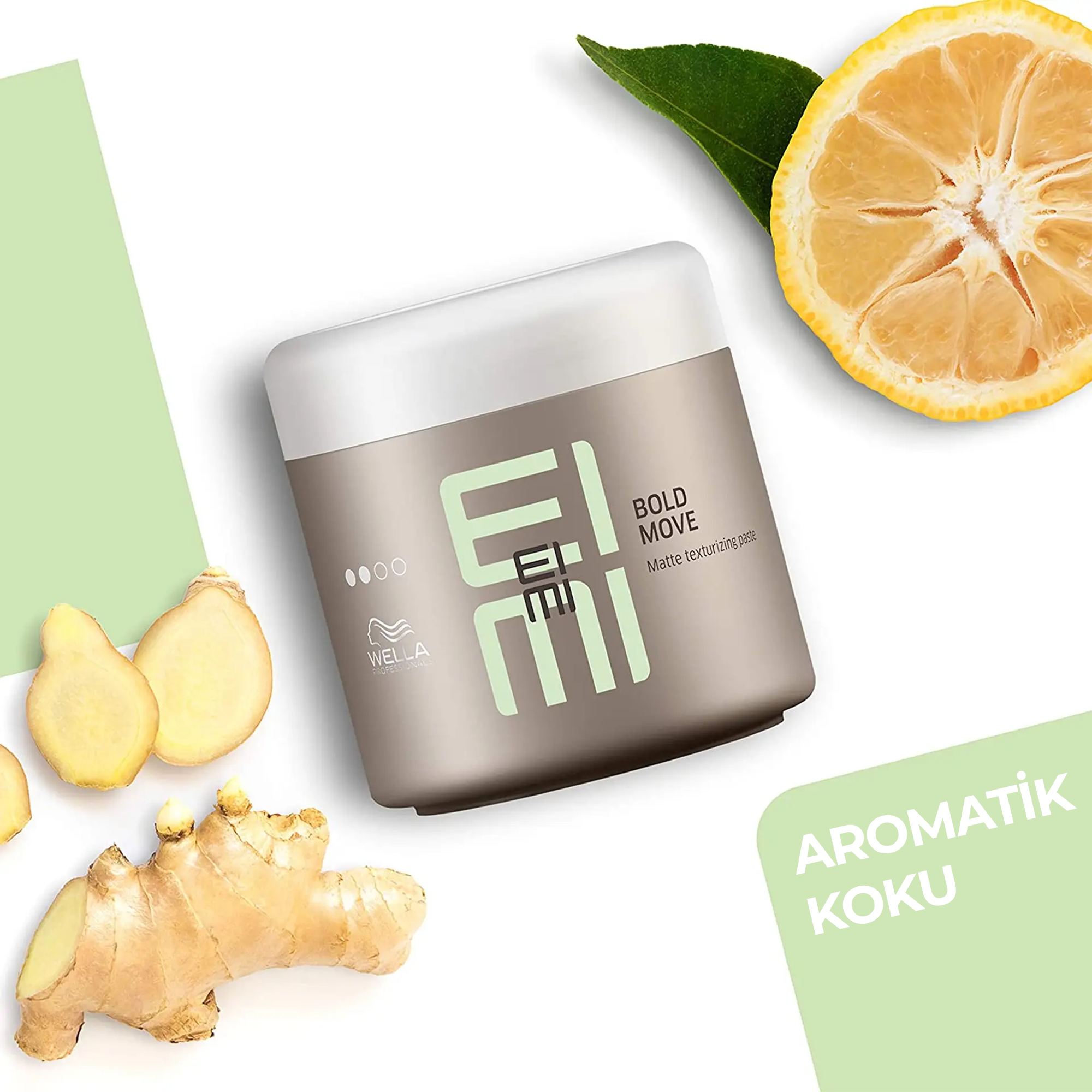 Wella EIMI Bold Move Doku Veren Mat Macun 150 ml – Saçlara mat bir doku ve hacim kazandıran, güçlü tutuş sağlayan, 150 ml'lik mat şekillendirici macun.