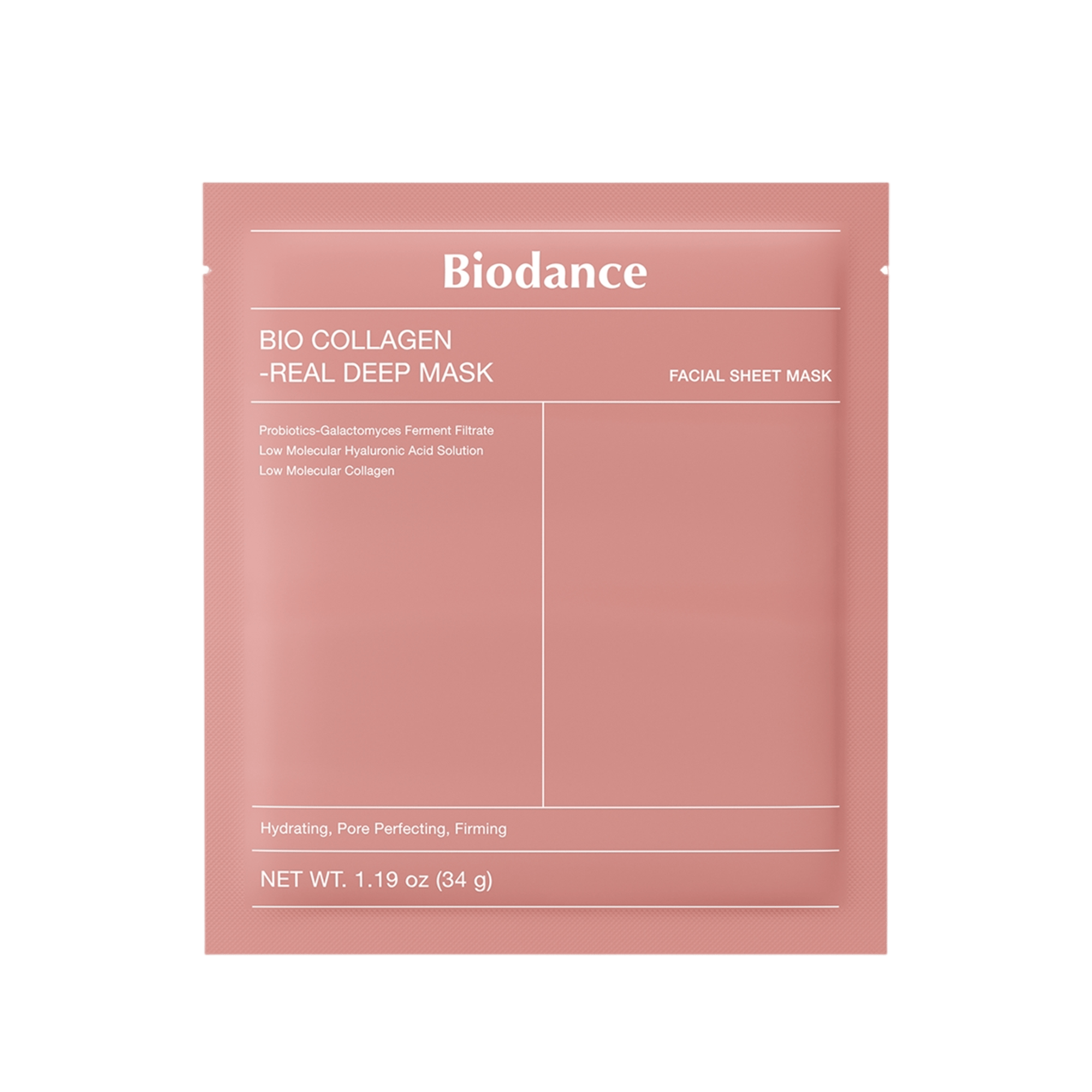 Biodance Bio Collagen-Real Nemlendirici Sıkılaştırıcı Kağıt Yüz Maskesi 4x34 g