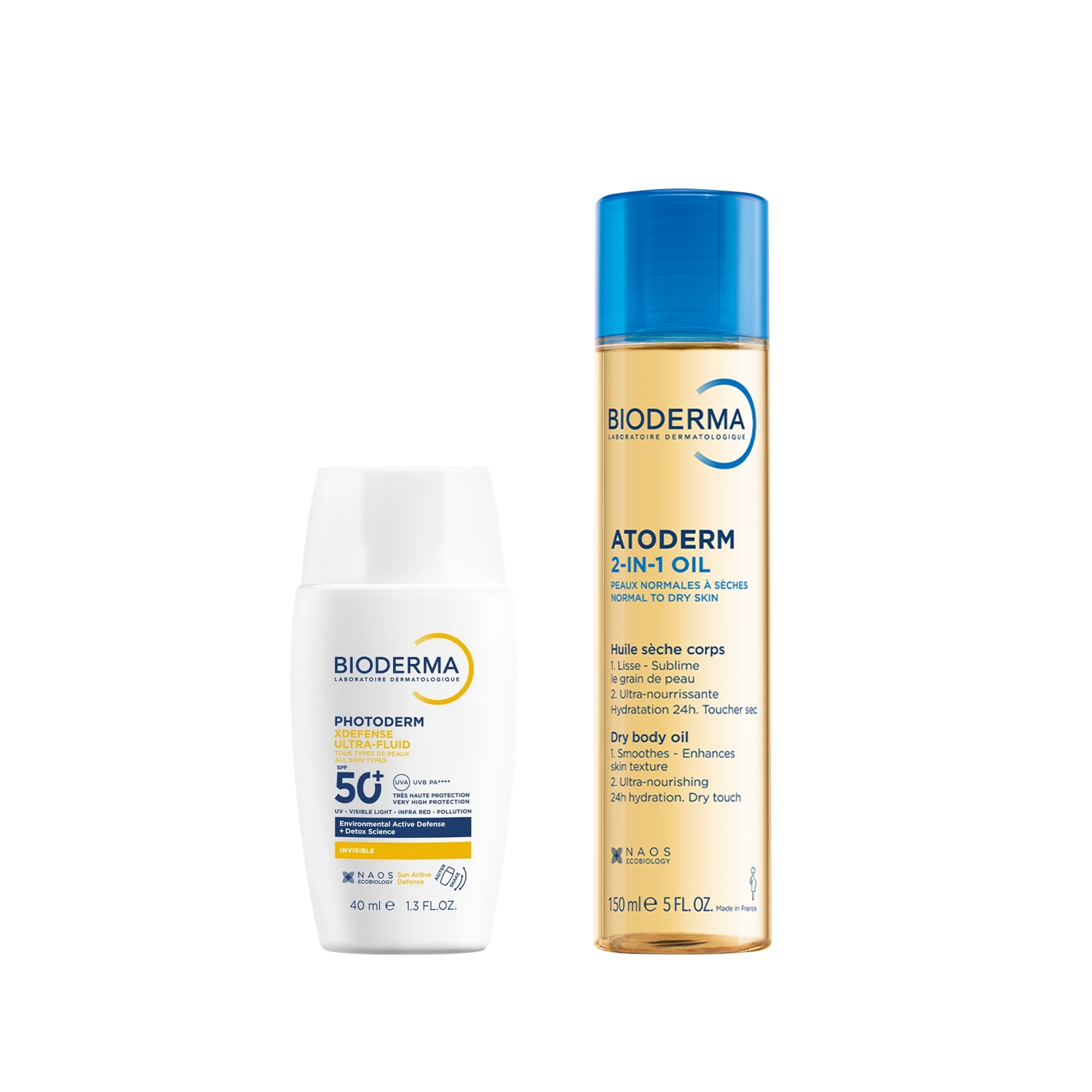 Bioderma Photoderm XDefense Spf50+ Renksiz Güneş Kremi ve Atoderm 2in 1 Body Oil