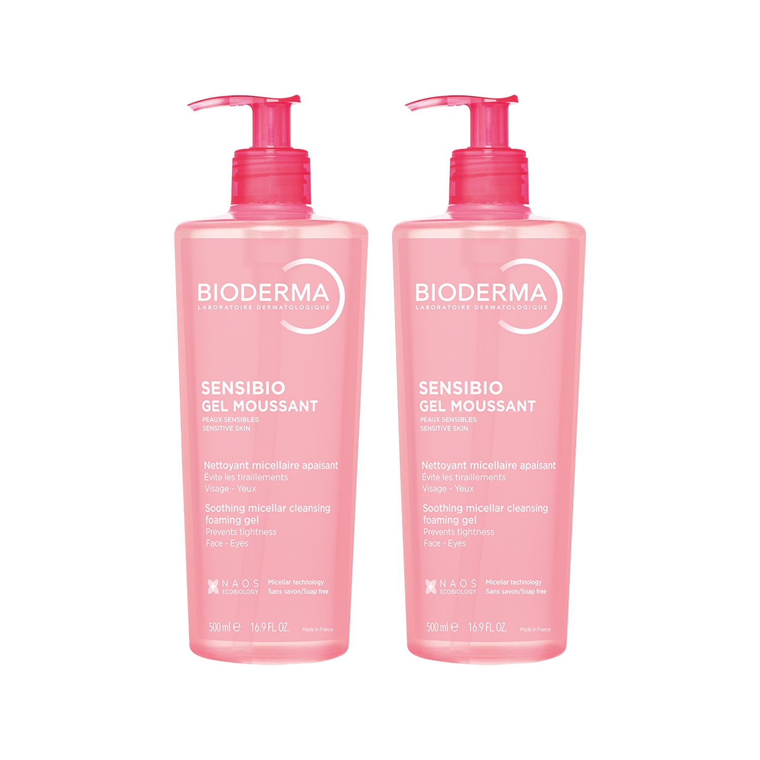 Bioderma Sensibio Foaming Yüz Temizleme Jeli 500 ml 2 Adet