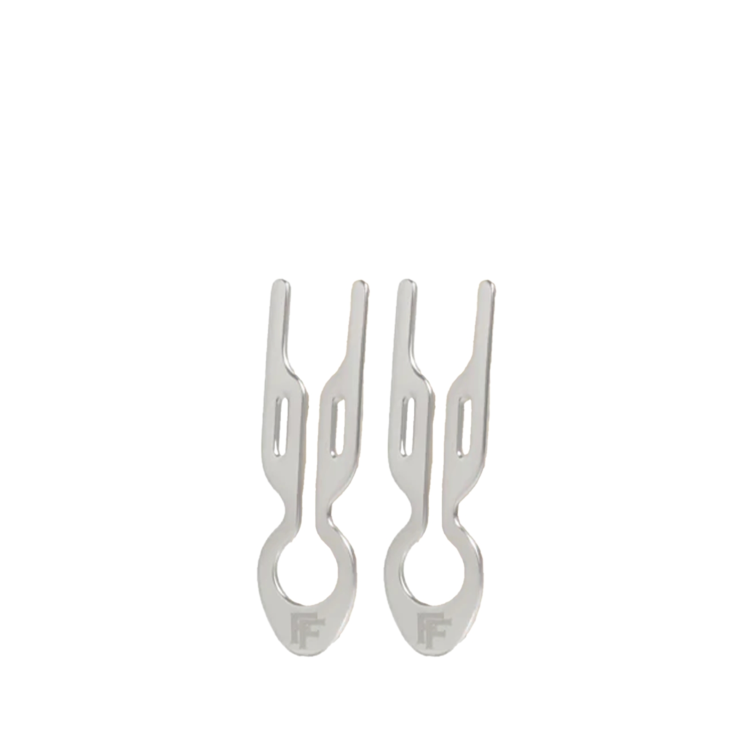 Fiona Franchimon Nº 1 HAIRPIN Petite Çelik Saç Tokası White Gold 2 Adet