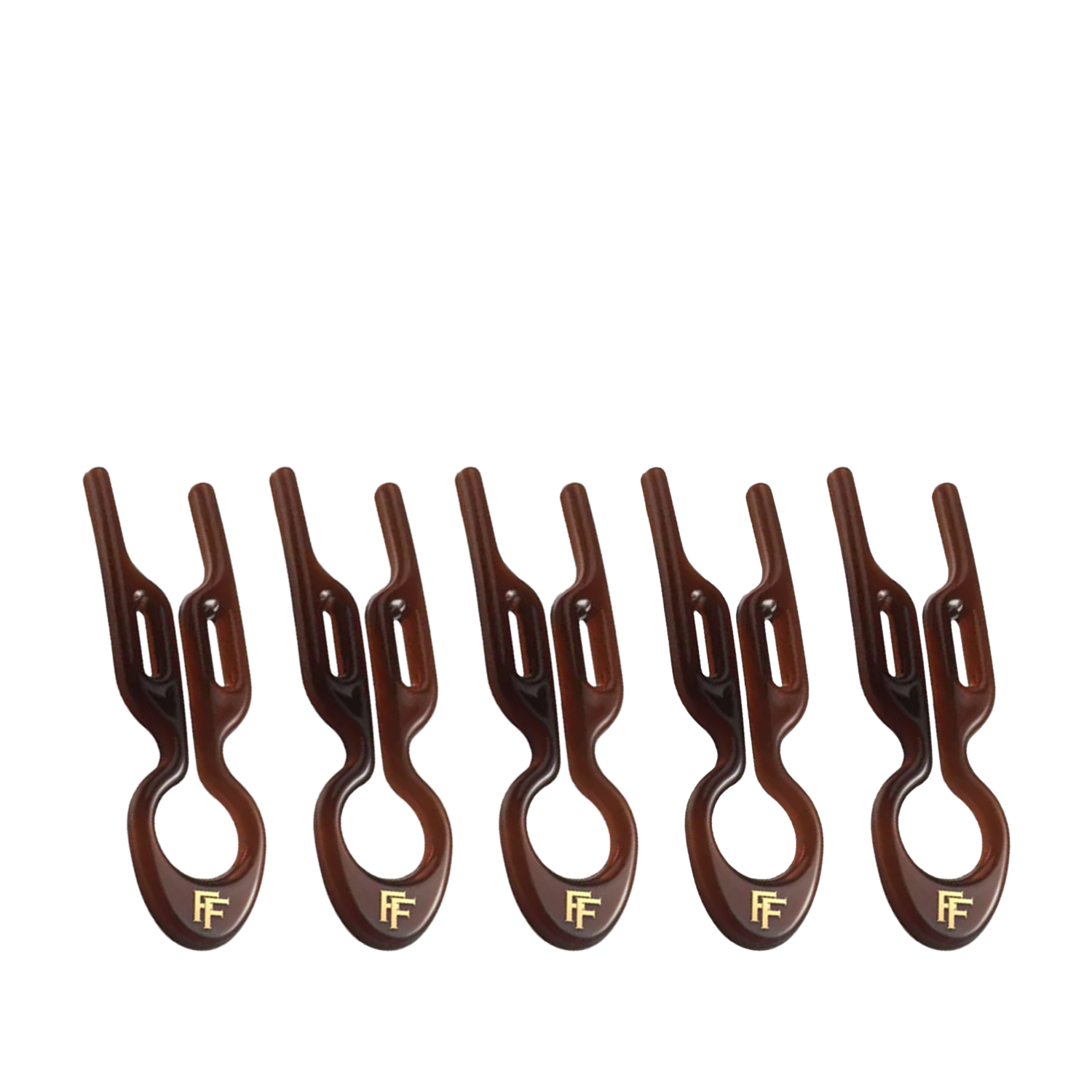Fiona Franchimon Nº 1 HAIRPIN Petite Saç Tokası Brown 5 Adet