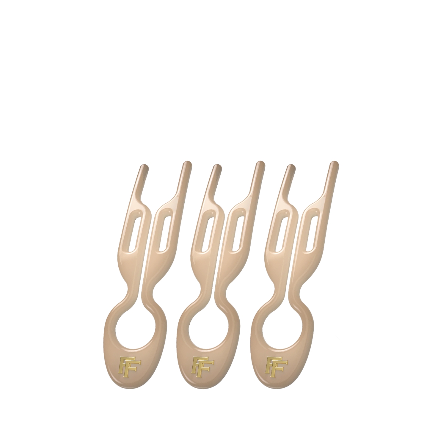 Fiona Franchimon Nº 1 HAIRPIN Saç Tokası Açık Bej 3 Adet | Sachane
