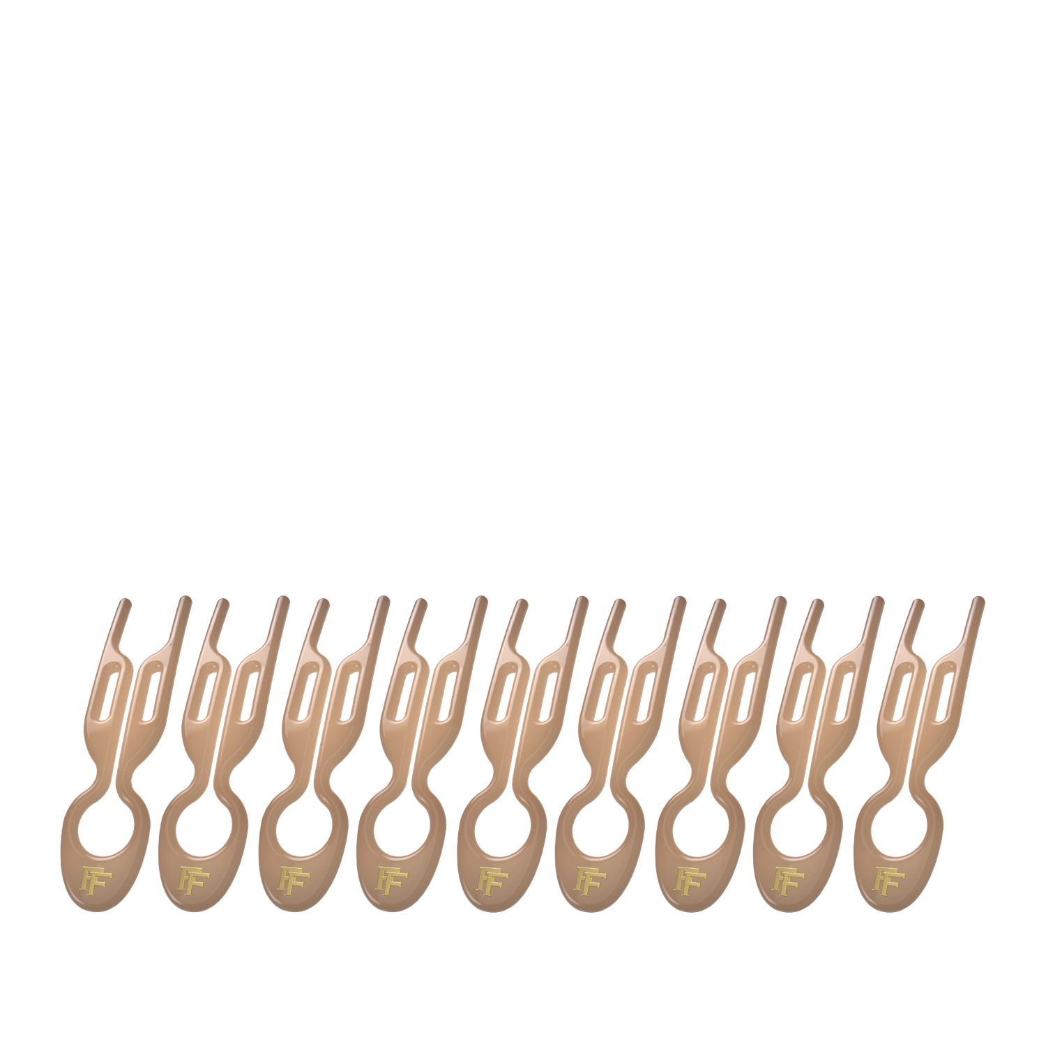 Fiona Franchimon Nº 1 HAIRPIN Saç Tokası Satin Sand 9 Adet