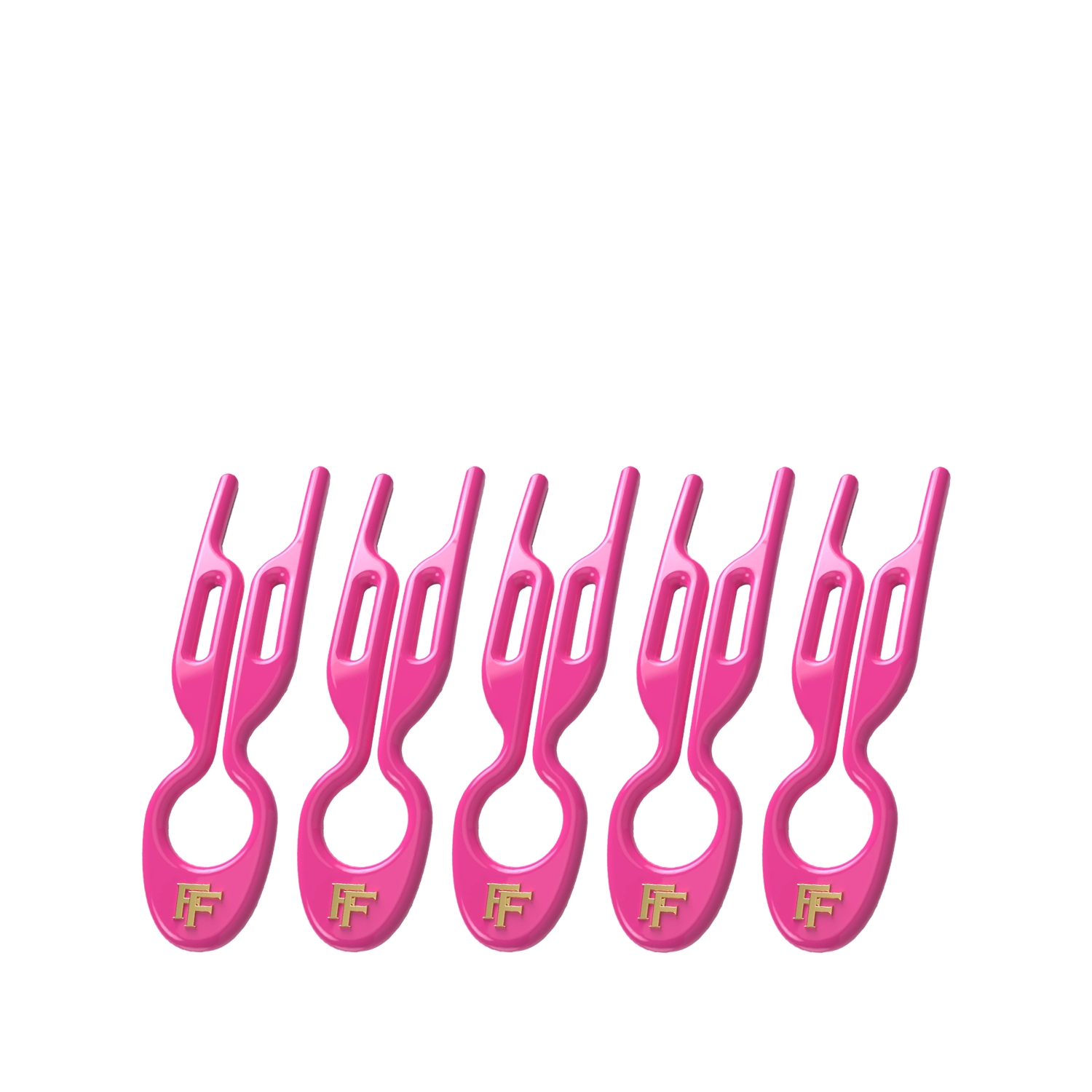 Fiona Franchimon Nº 1 HAIRPIN Saç Tokası Strawberry Pink 5 Adet