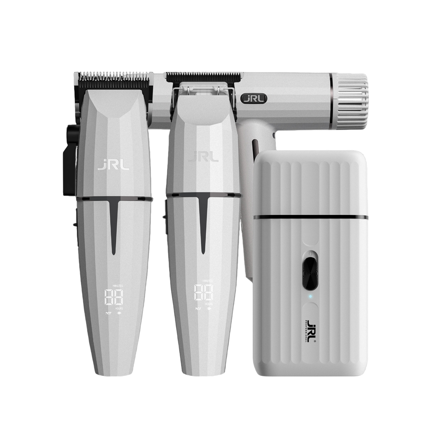 JRL PROFESSIONAL Ghost Kit 3 Saç Kesim Çizim Sakal ve Fön Makinesi Seti