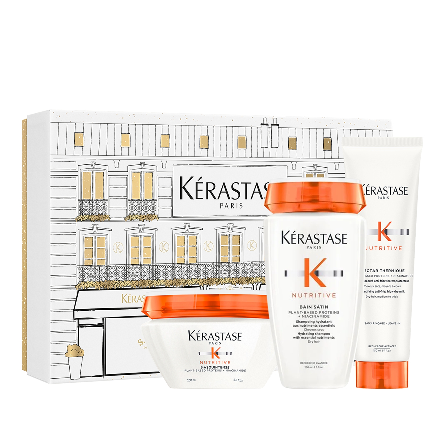 Kerastase Nutritive Kuru Saçlar İçin Üçlü Set