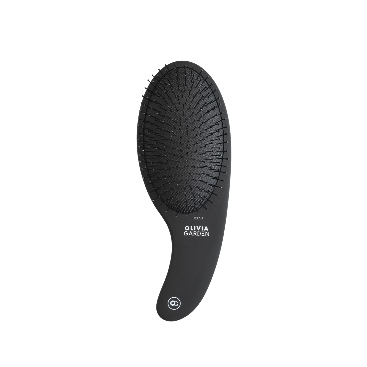 Olivia Garden The Kidney Brush Wet Detangler Black Edition Saç Fırçası
