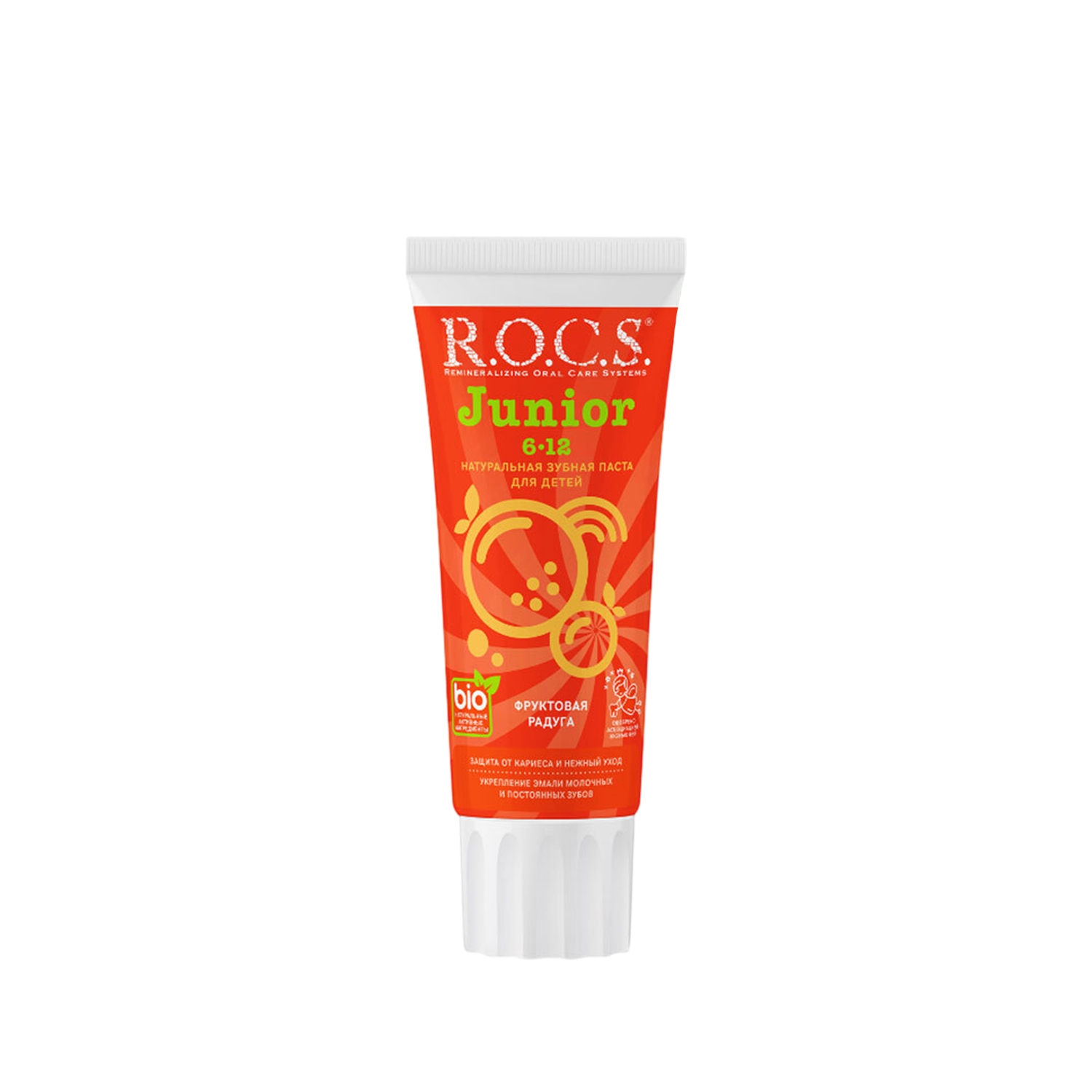 Rocs Junior 6-12 Yaş Diş Macunu Meyveli Gökkuşağı Özlü 74 g