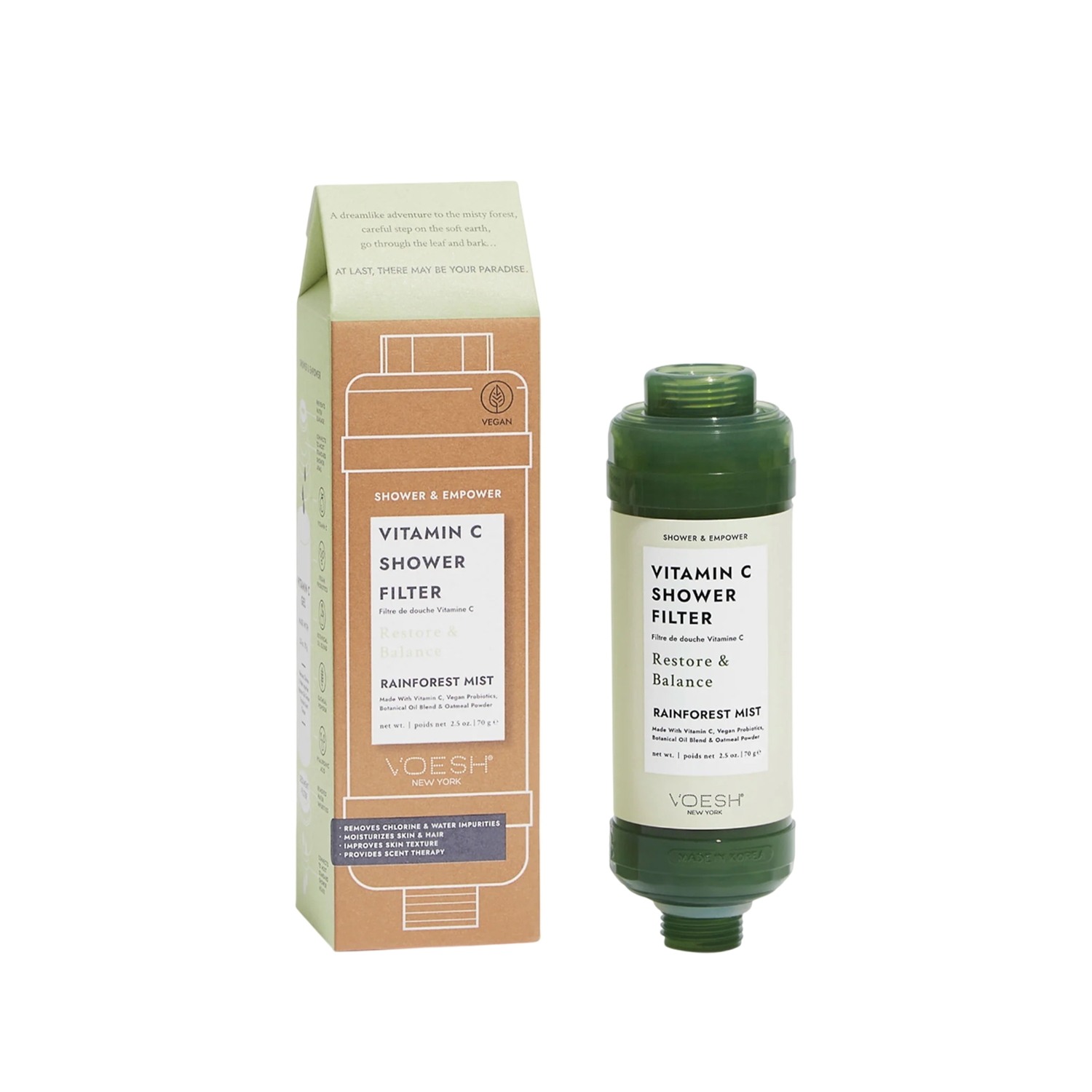 Voesh New York Vitamin C Duş Filtresi Yağmur Ormanı