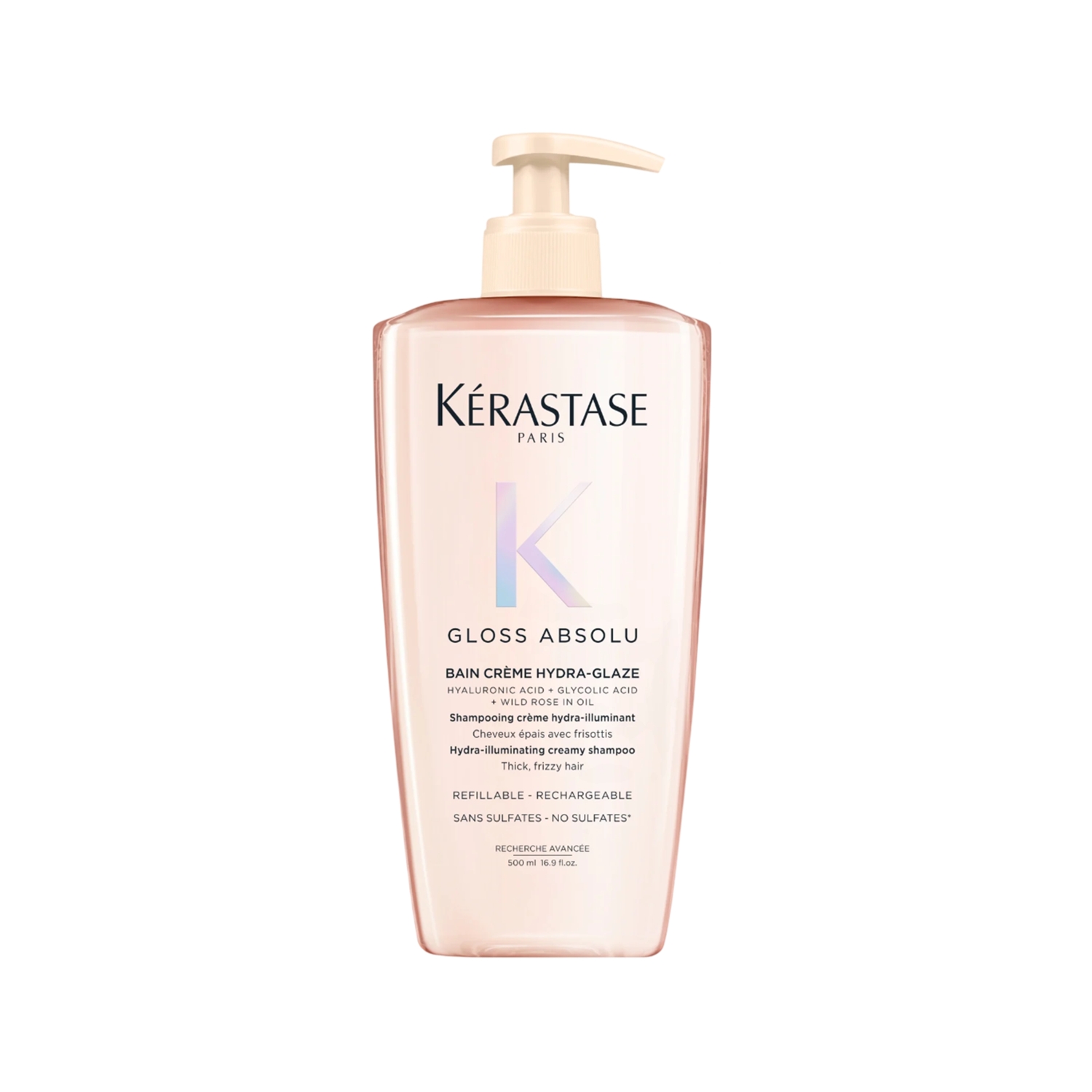 Kerastase Gloss Absolu Kalın Telli ve Elektriklenmeye Eğilimli Saçlar İçin Nemlendiren ve Parlaklık Artıran Kremsi Şampuan 500 ml