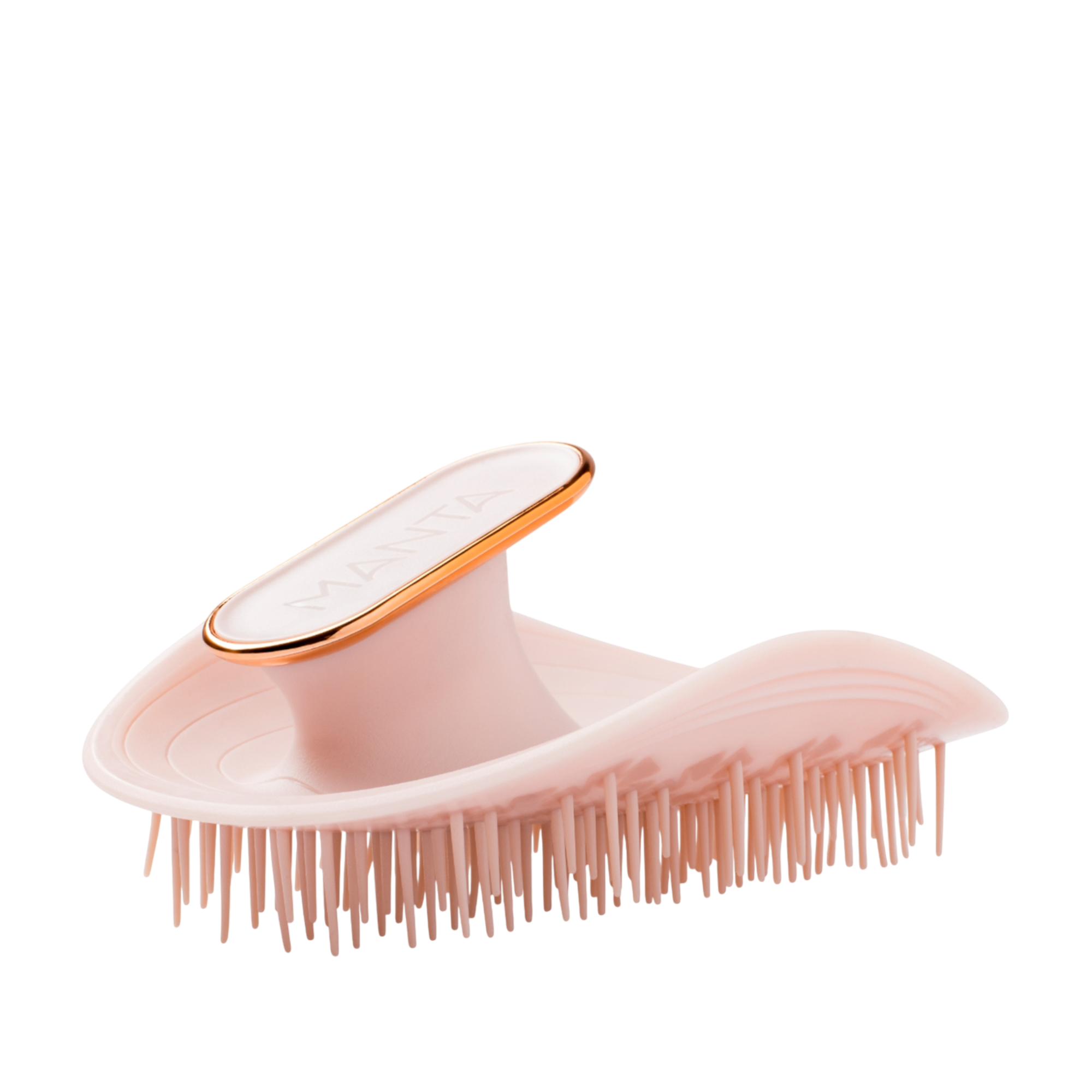 Manta Original Kırılgan Saç ve Hassas Saç Derisi İçin Fırça Pink Rose Gold