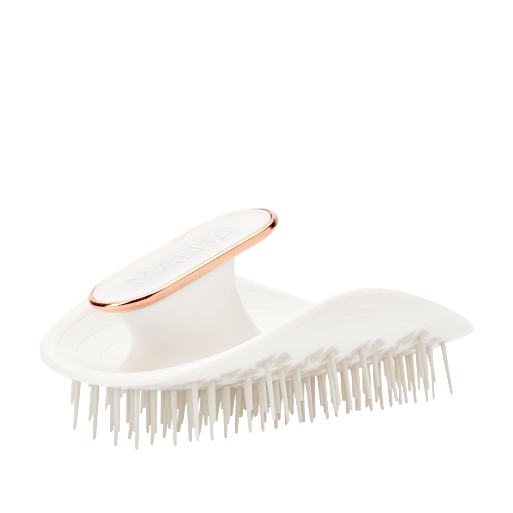 Manta Original Kırılgan Saç ve Hassas Saç Derisi İçin Fırça White Rose Gold