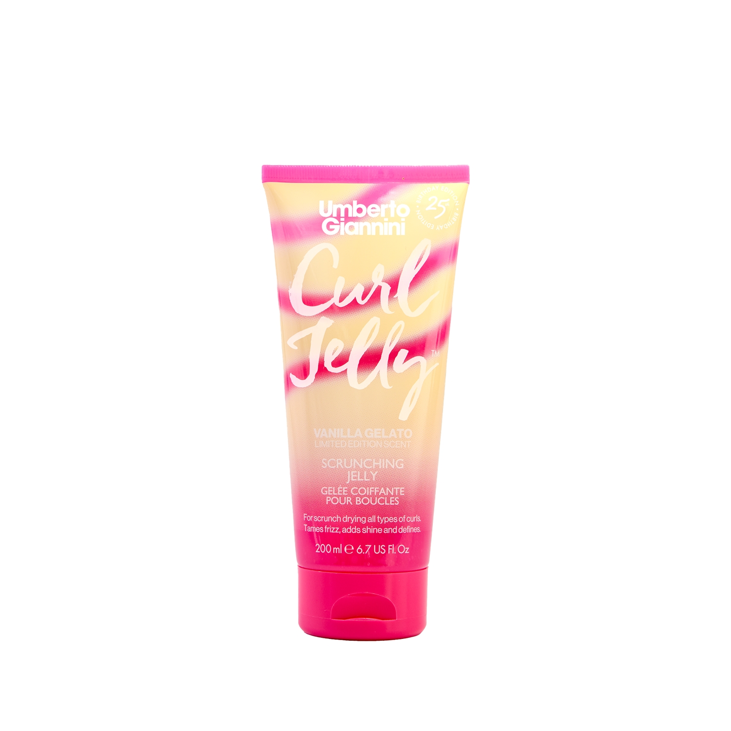 Umberto Giannini Curl Jelly Scrunching Bukle Şekillendirici Jel Limited Edition Vanilla Gelato 200 ml