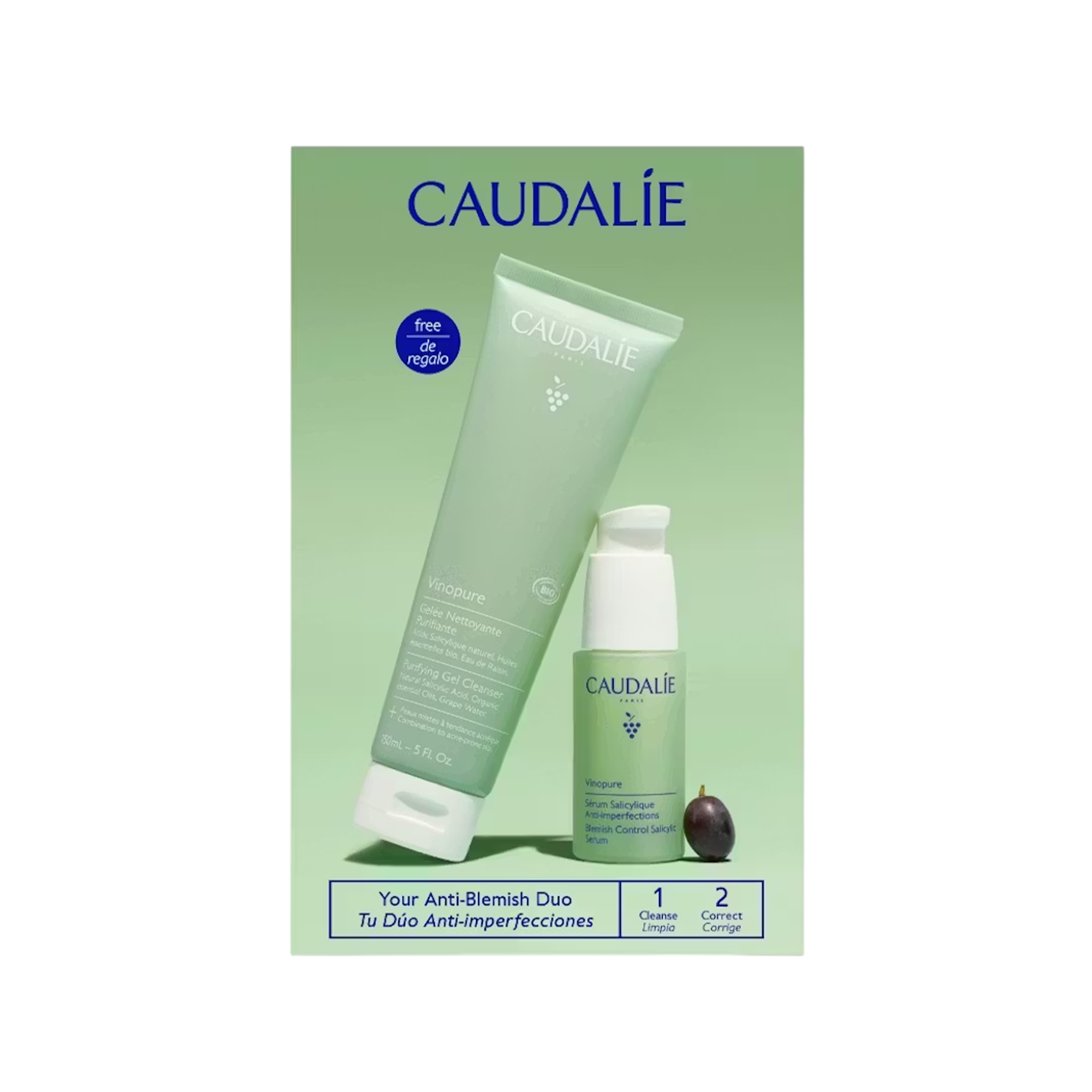 Caudalie Vinopure Leke Karşıtı Bakım İkilisi