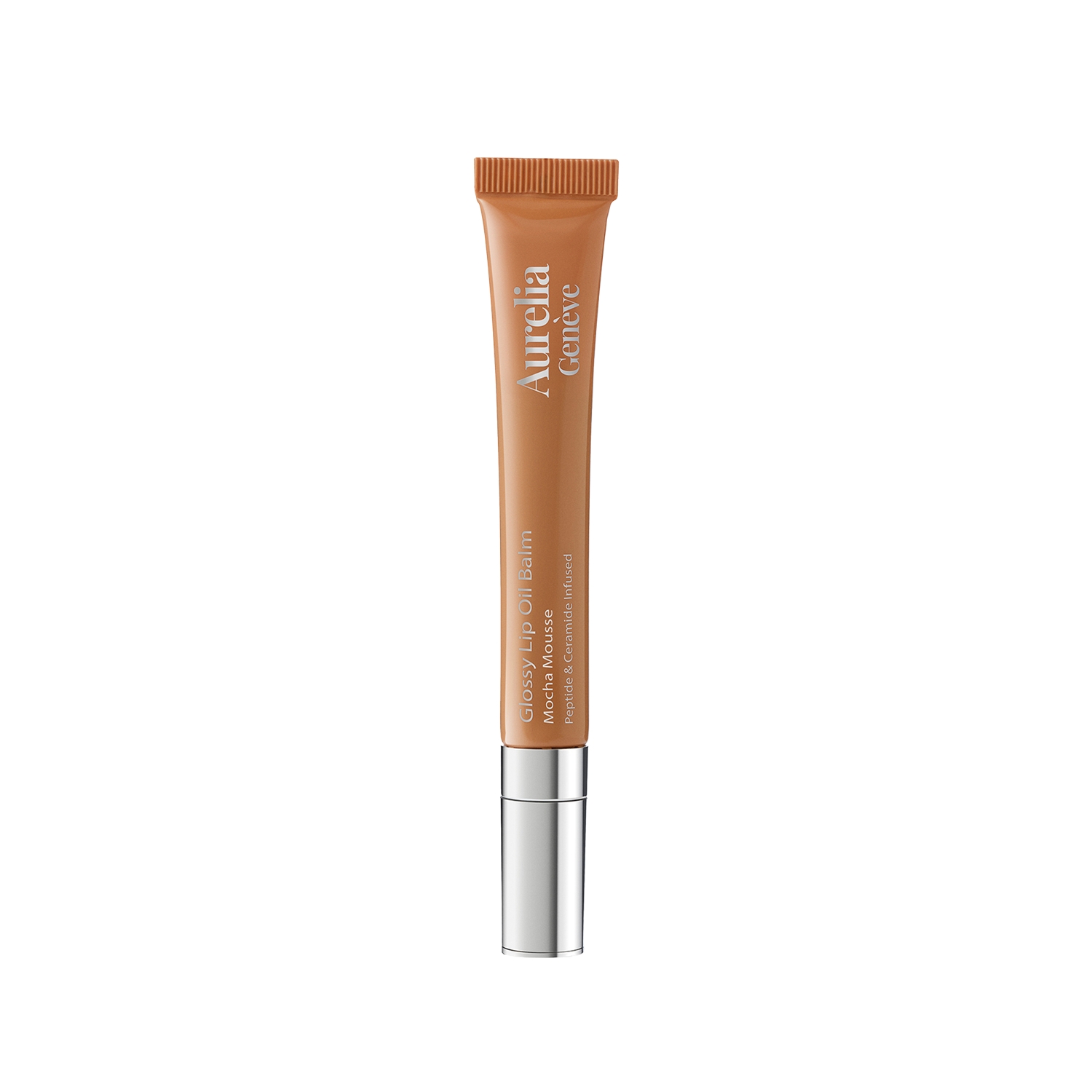 Aurelia Geneve Glossy Lip Oil Balm Peptit & Seramid İçeren Nemlendirici Etkili Renkli Lip Balm Mocha Mousse 12 ml