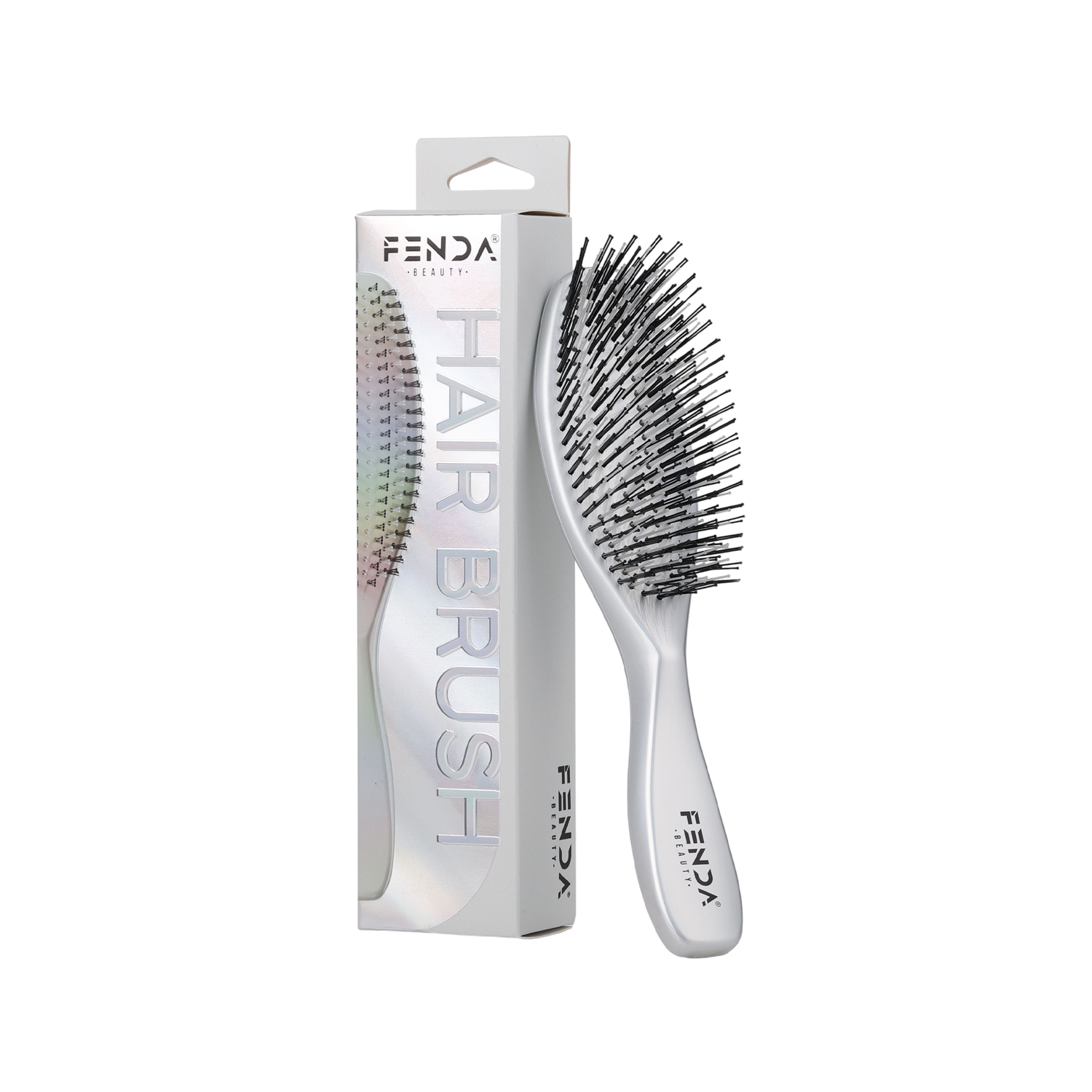 Fenda Profesyonel 4 Pinli Slim Saç Fırçası Platinum White 7WH