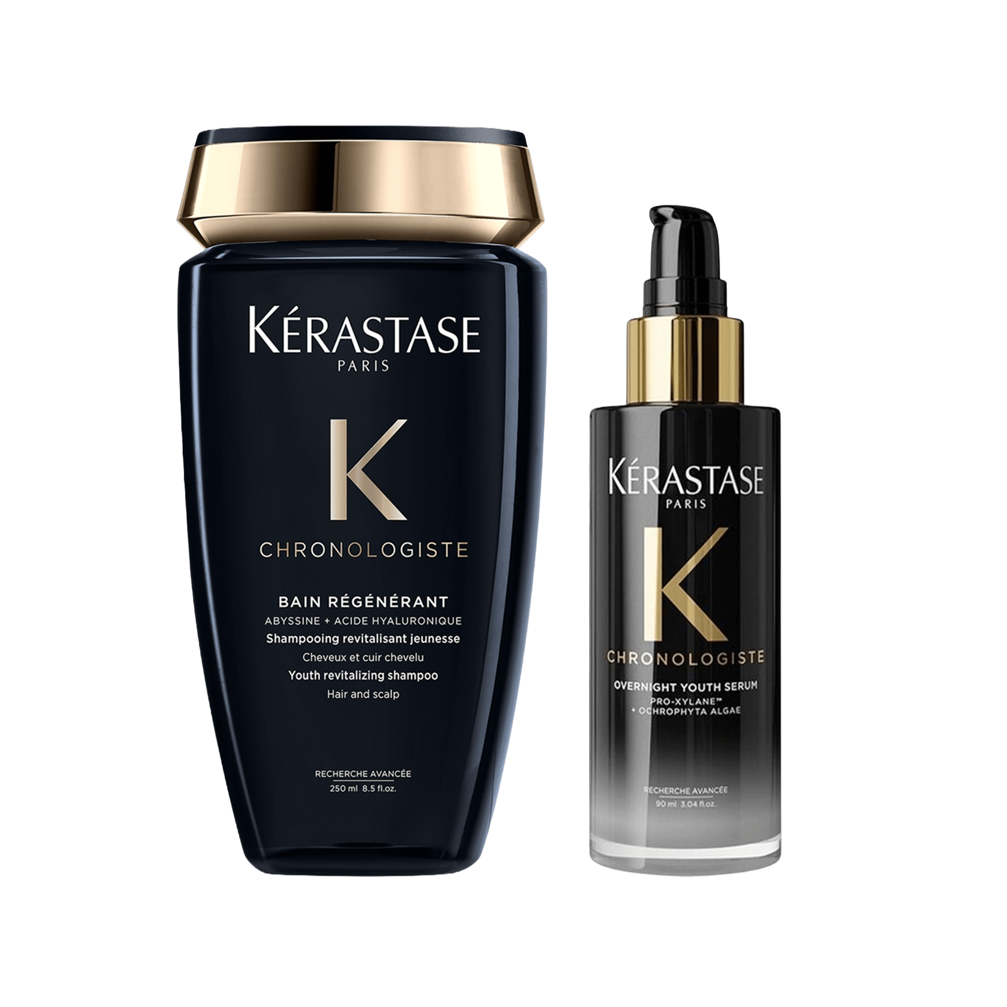 Kerastase Chronologiste Yenileyici Şampuan 250 ml ve Gece Bakım Serumu 90 ml