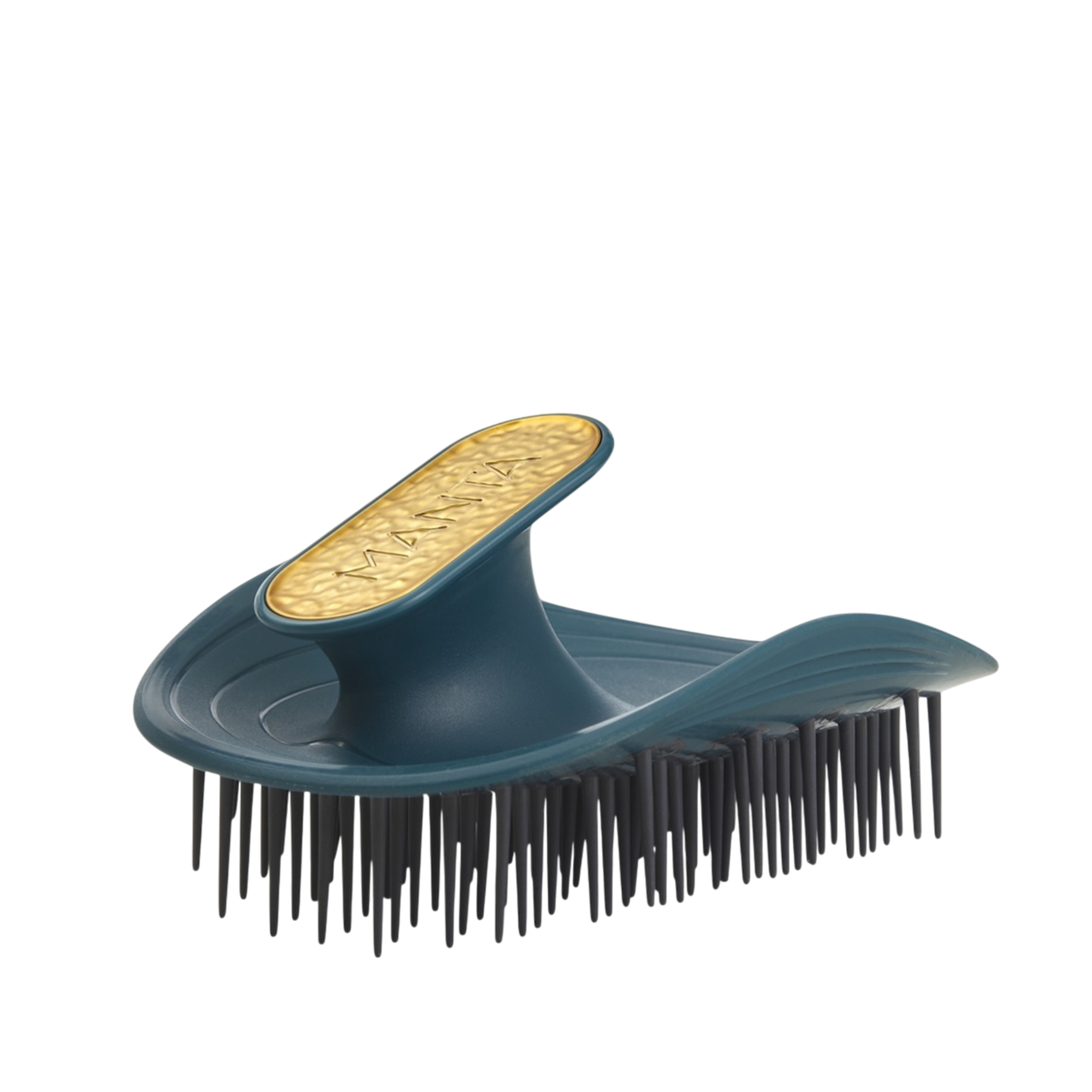 Manta Curls Kalın Telli ve Kıvırcık Saçlar İçin Fırça Soft Teals Gold
