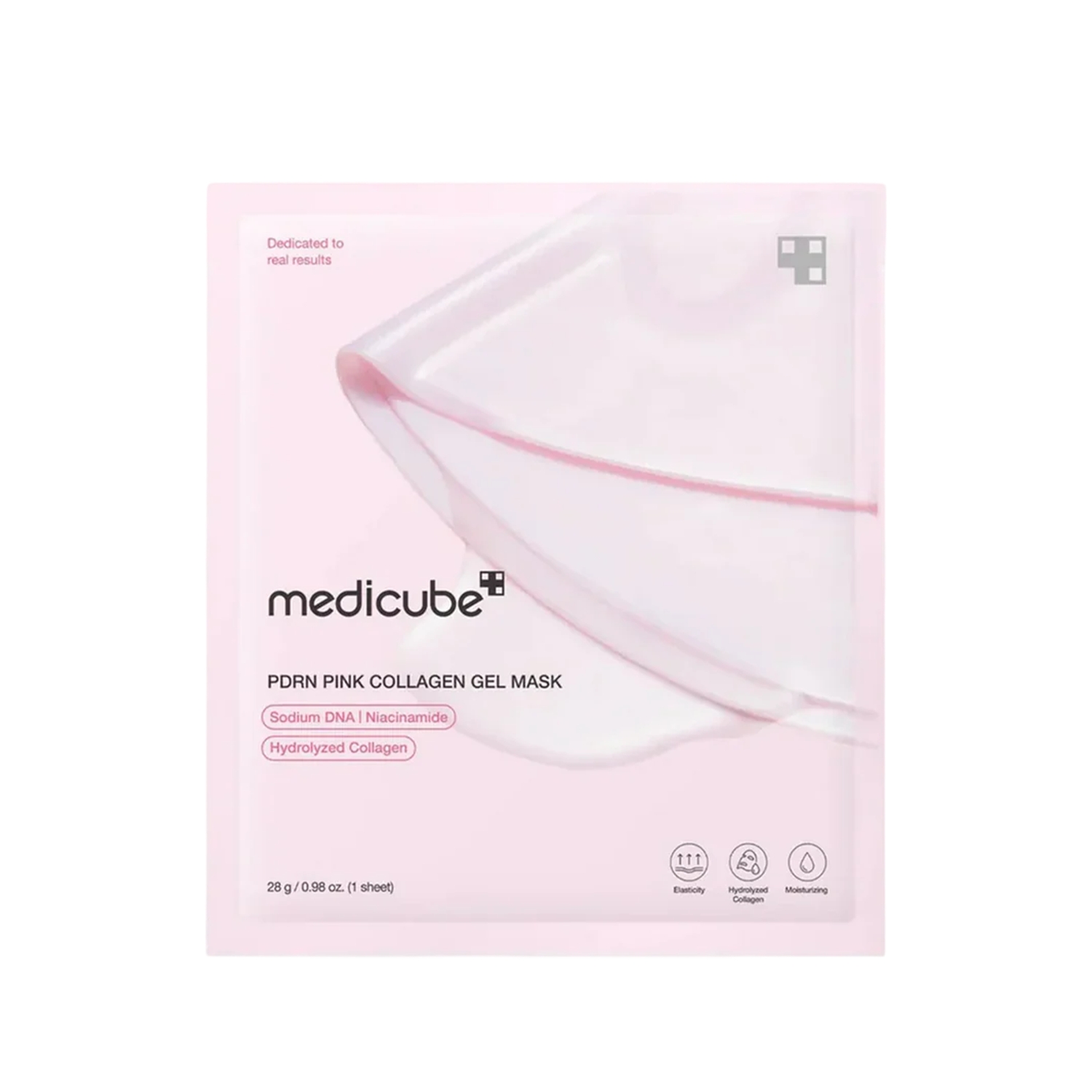 Medicube PDRN Pink Collagen Gel Mask Kağıt Yüz Maskesi 4x28 g