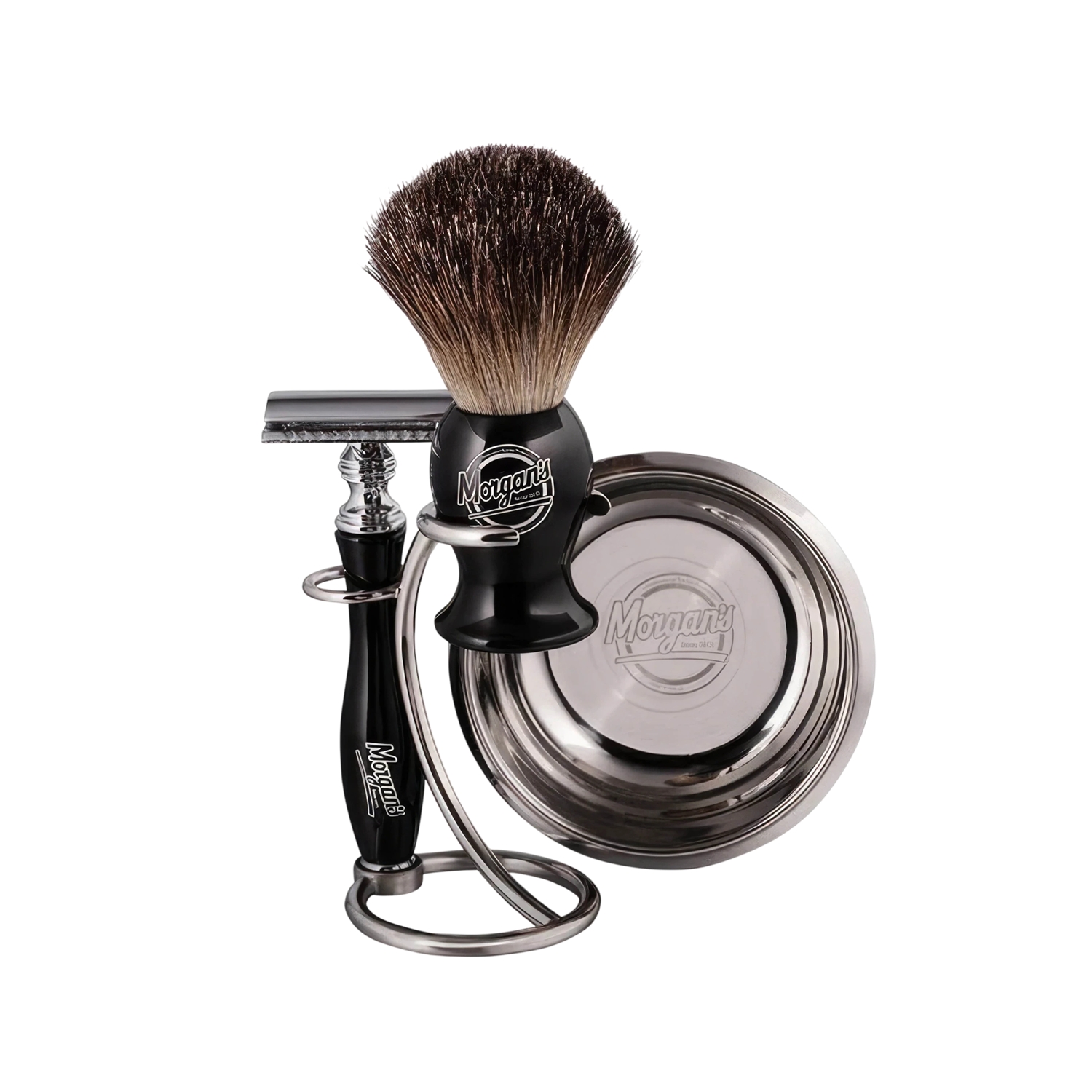 Morgan's Pomade Lüks Tıraş Seti Ahşap Kutulu
