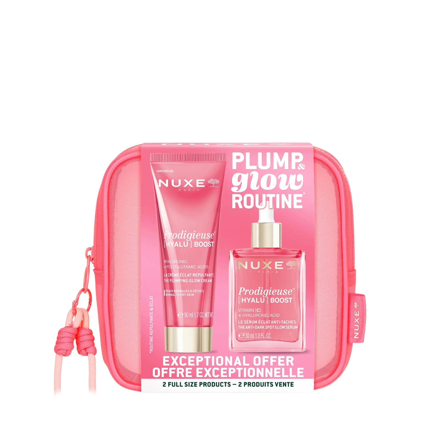 Nuxe Prodigieuse Hyalu Boost Plump Glow Güzellik Seti 26