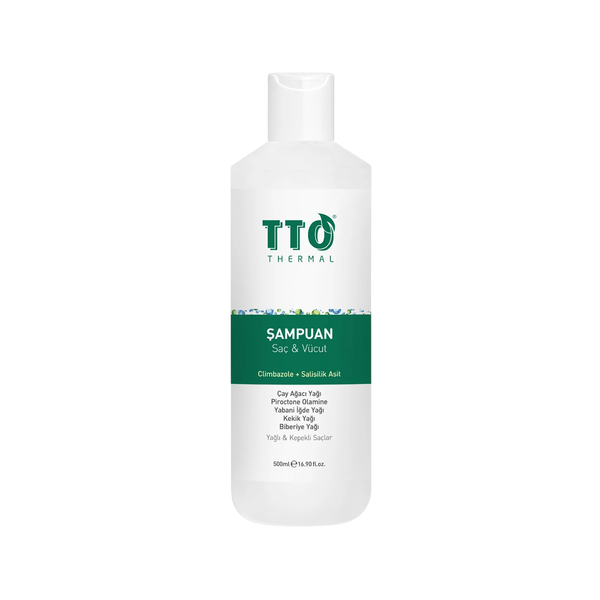 TTO Thermal Çay Ağacı Yağlı Arındırıcı Saç ve Vücut Şampuanı 500 ml