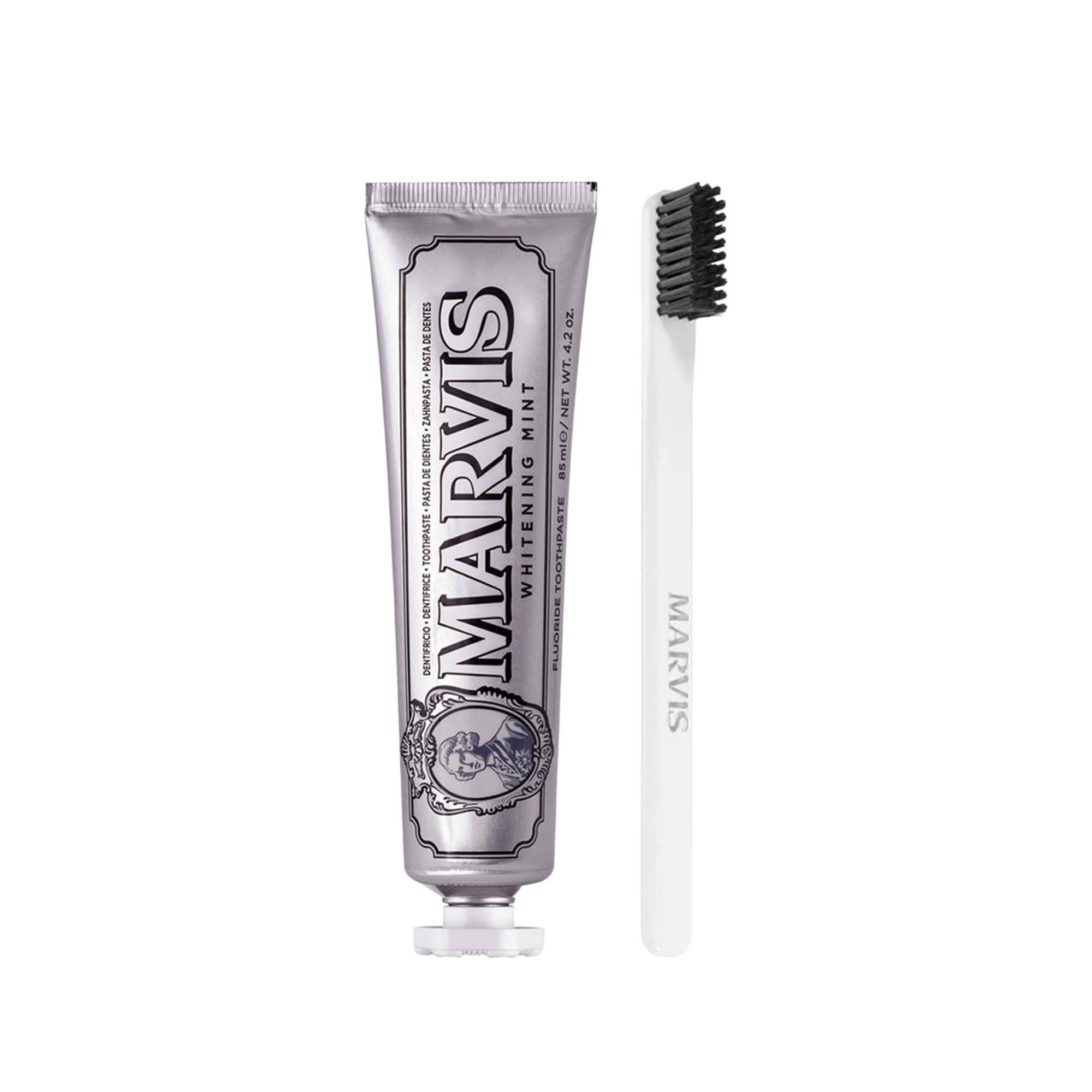 Marvis Whitening Mint Diş Macunu 85 ml ve Diş Fırçası
