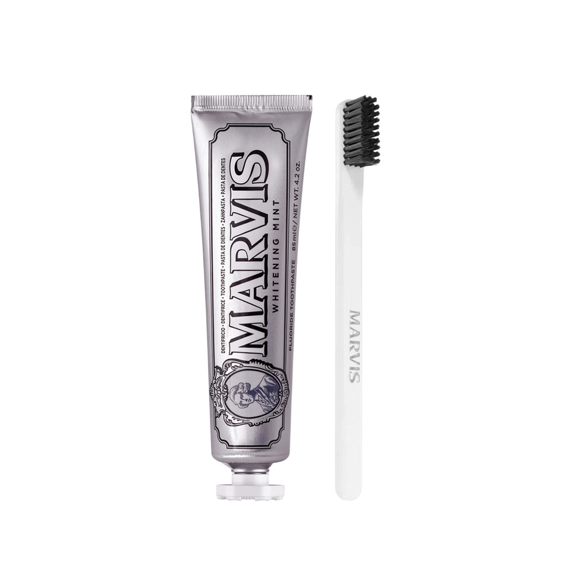 Marvis Whitening Mint Diş Macunu 85 ml ve Diş Fırçası