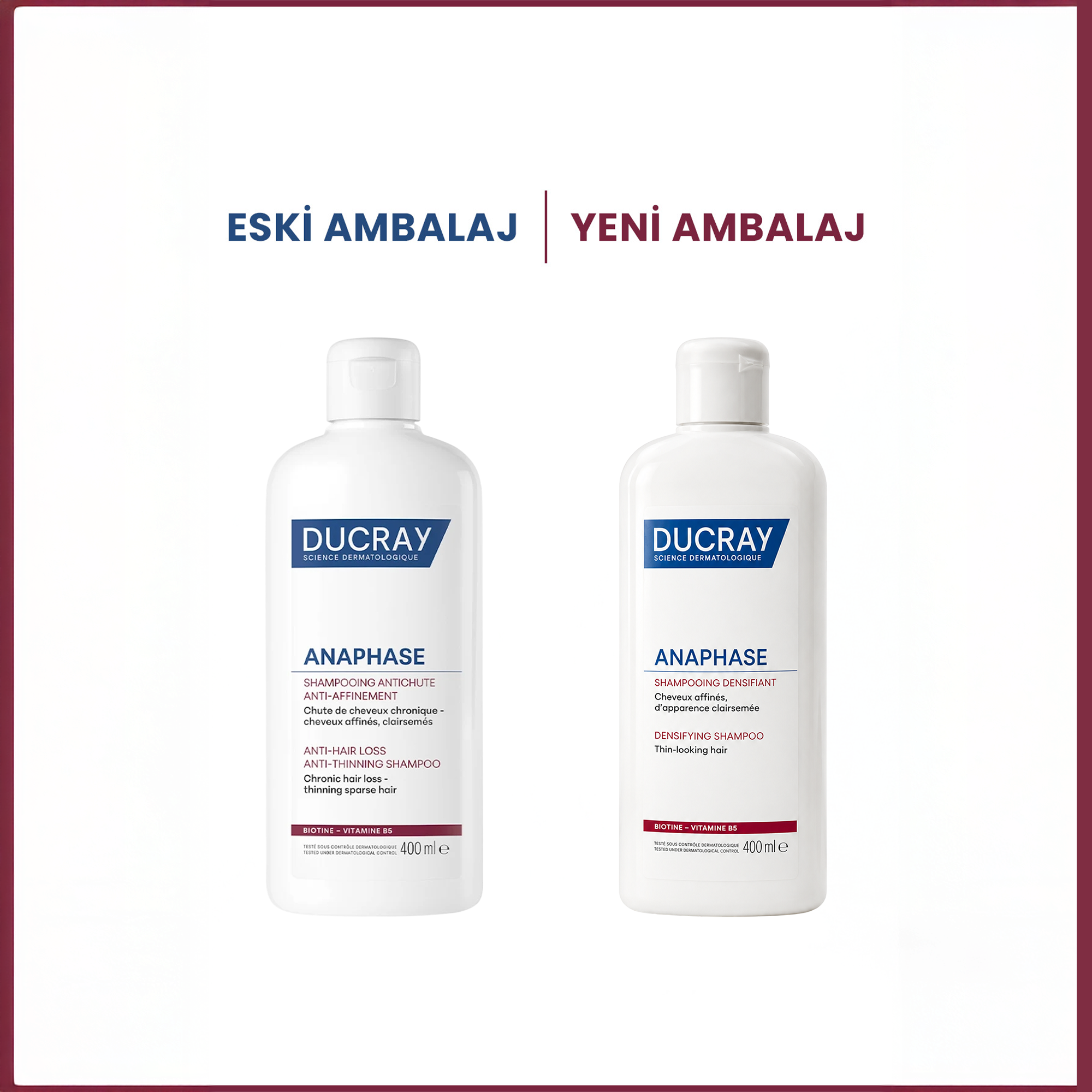 Ducray Anaphase+ Saç Dökülmesi Karşıtı Şampuan 400 ml - Saç Dökülmesine Karşı Güçlendirici ve Canlandırıcı Etkili Şampuan