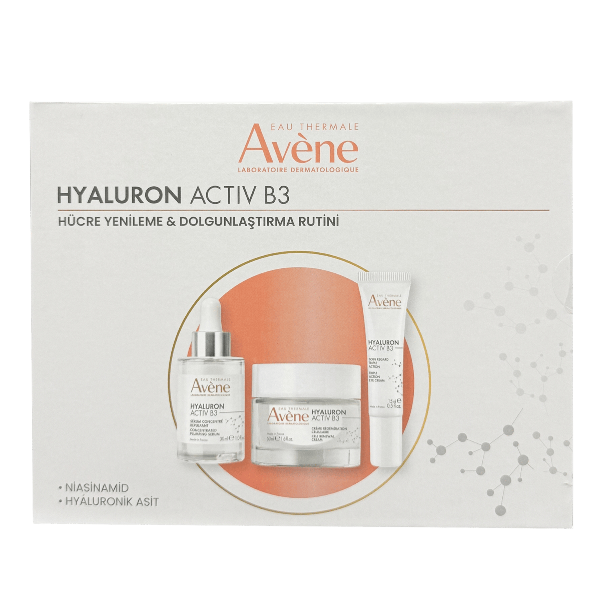 Avene Hyaluron Activ B3 Dolgunlaştırıcı Bakım Seti