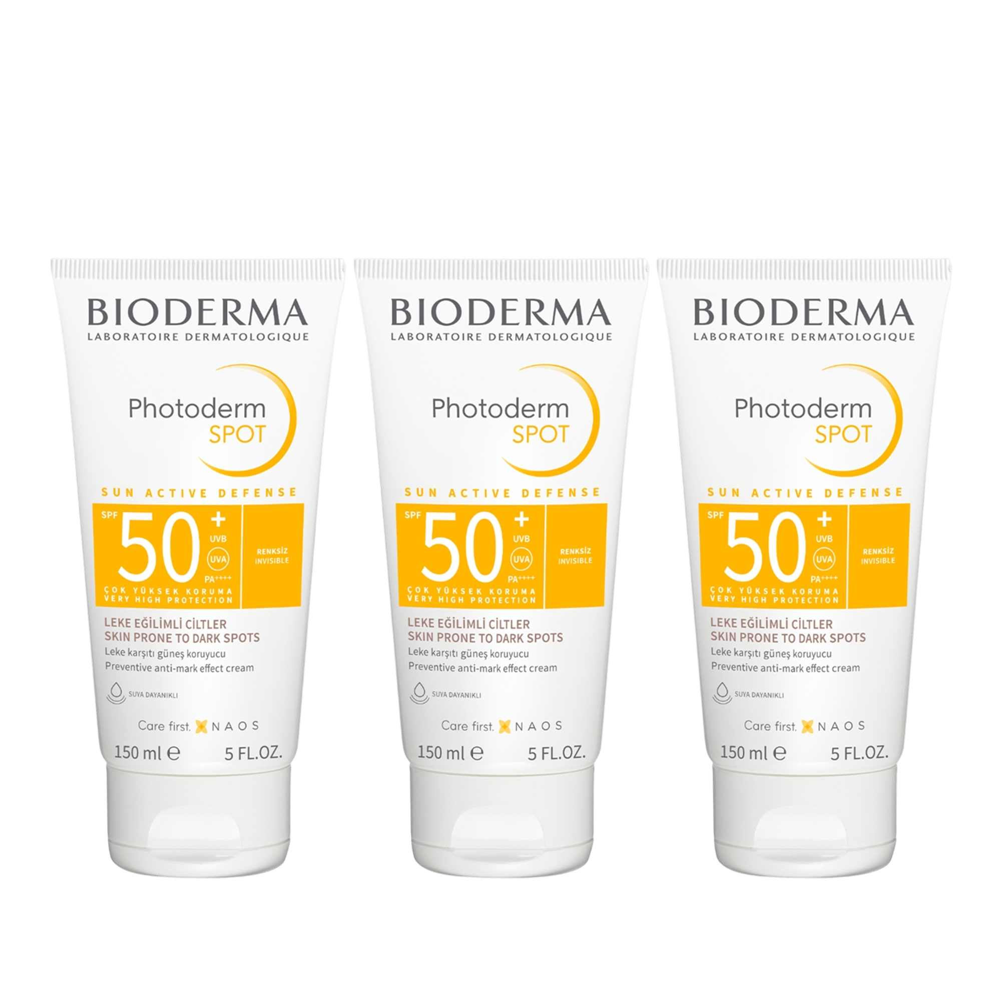 Bioderma Photoderm SPOT Spf50+ Leke Karşıtı Güneş Koruyucu Krem 150 ml x 3 Adet